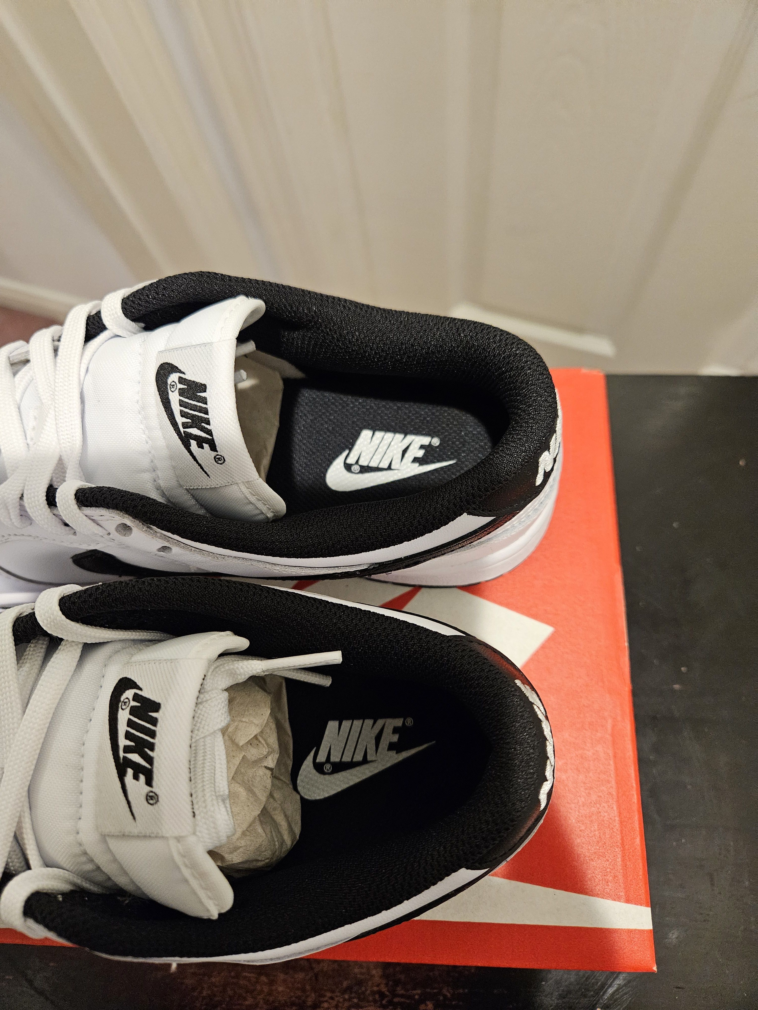 Nike Nike Dunk Low White Black (2022) Size US 9 / IT 39 - 5 Thumbnail