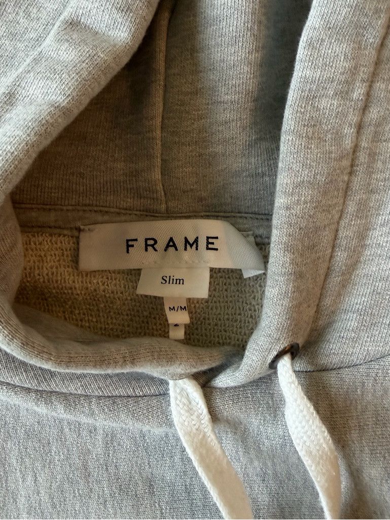 Frame Frame Denim Light Gray Hoodie with Sunset Circle Graphic Size US M / EU 48-50 / 2 - 4 Thumbnail