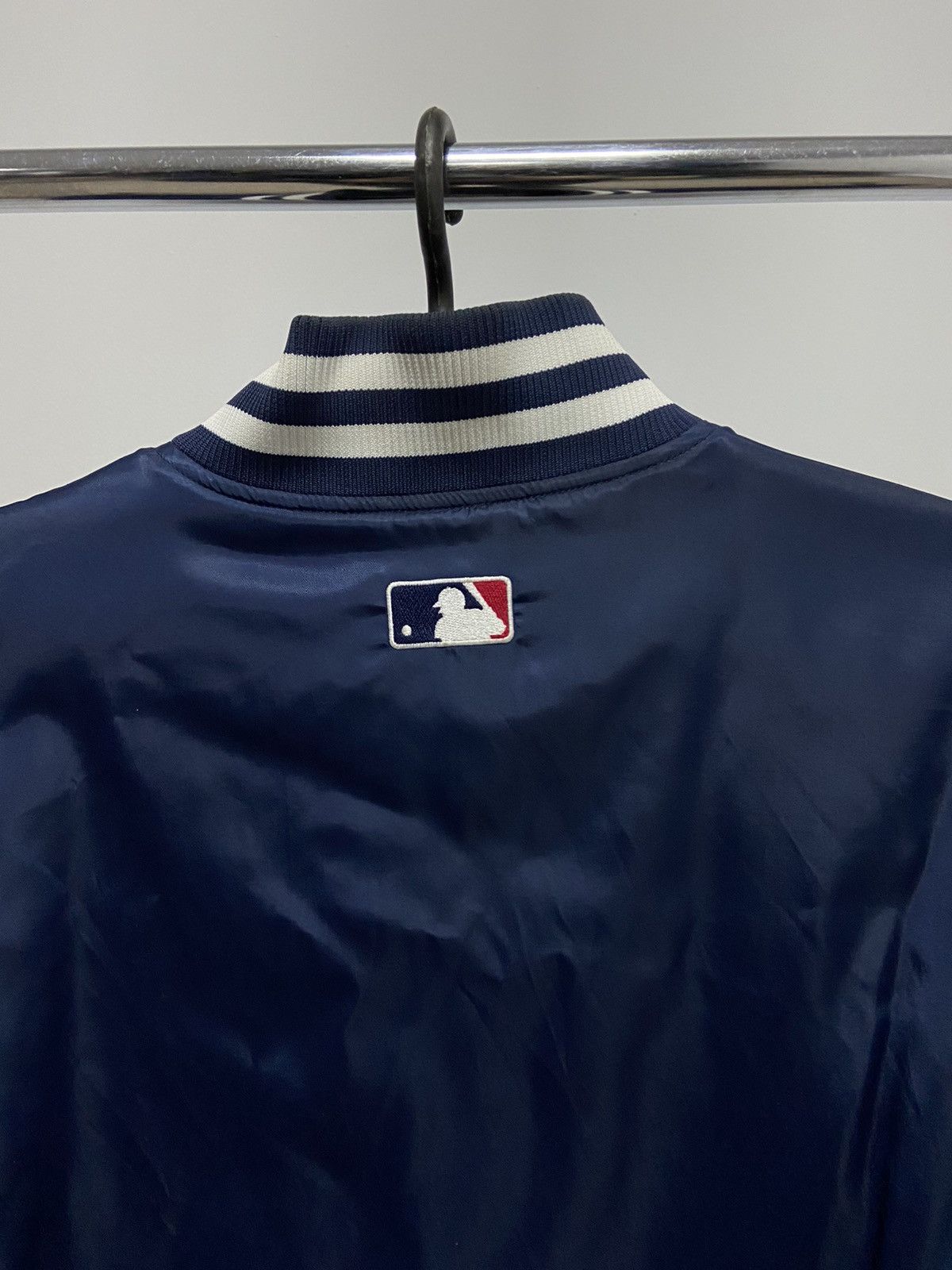 New York Yankees × Vintage New York Yankees Bomber Jacket Vintage Big Logo Baseball Size US XXL / EU 58 / 5 - 5 Thumbnail