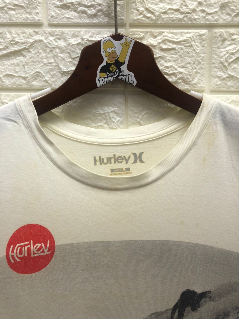 Hurley vintage Hurley Big Wave Riding Edition Big Print Rare Design Size US M / EU 48-50 / 2 - 5 Thumbnail