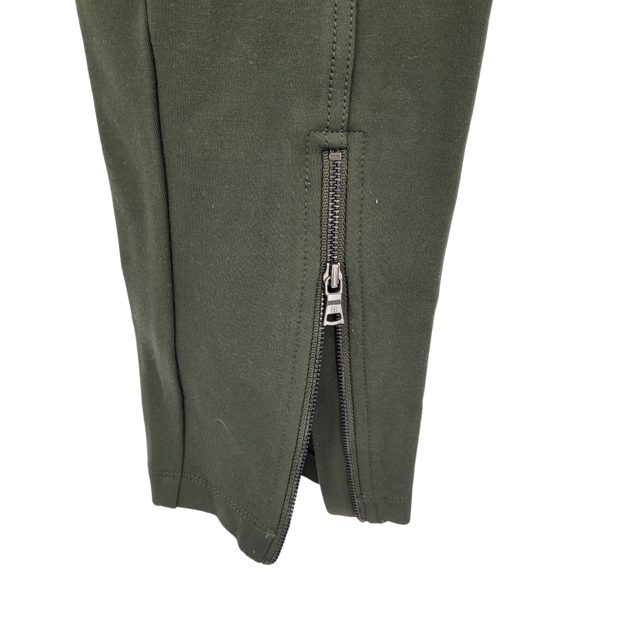 Other BCBGMaxAzria Christopher Olive Green Leggings Moto Pants M Z Size 27" / US 4 / IT 40 - 6 Thumbnail