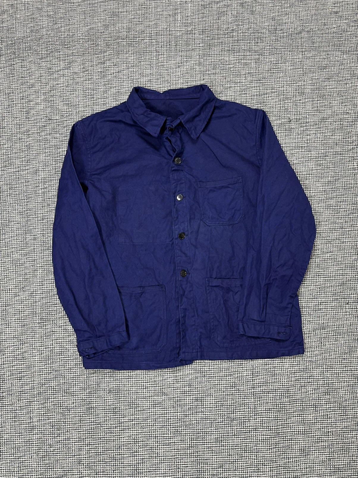 Le Laboureur Vintage French Chore Coat Jacket unbranded Size US L / EU 52-54 / 3 - 1 Thumbnail