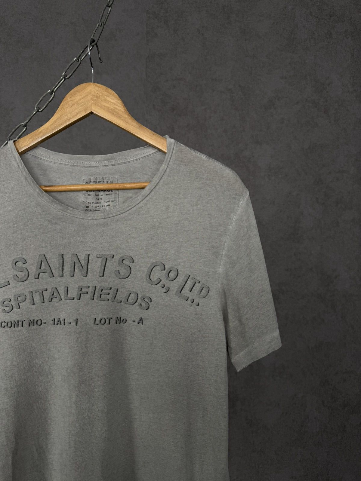 Allsaints Allsaints designer center logo tee Size US L / EU 52-54 / 3 - 2 Thumbnail