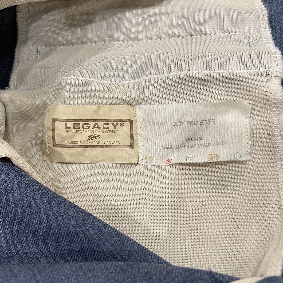 Vintage Vintage 1970s Blue Pleated Trousers Size US 36 / EU 52 - 4 Thumbnail