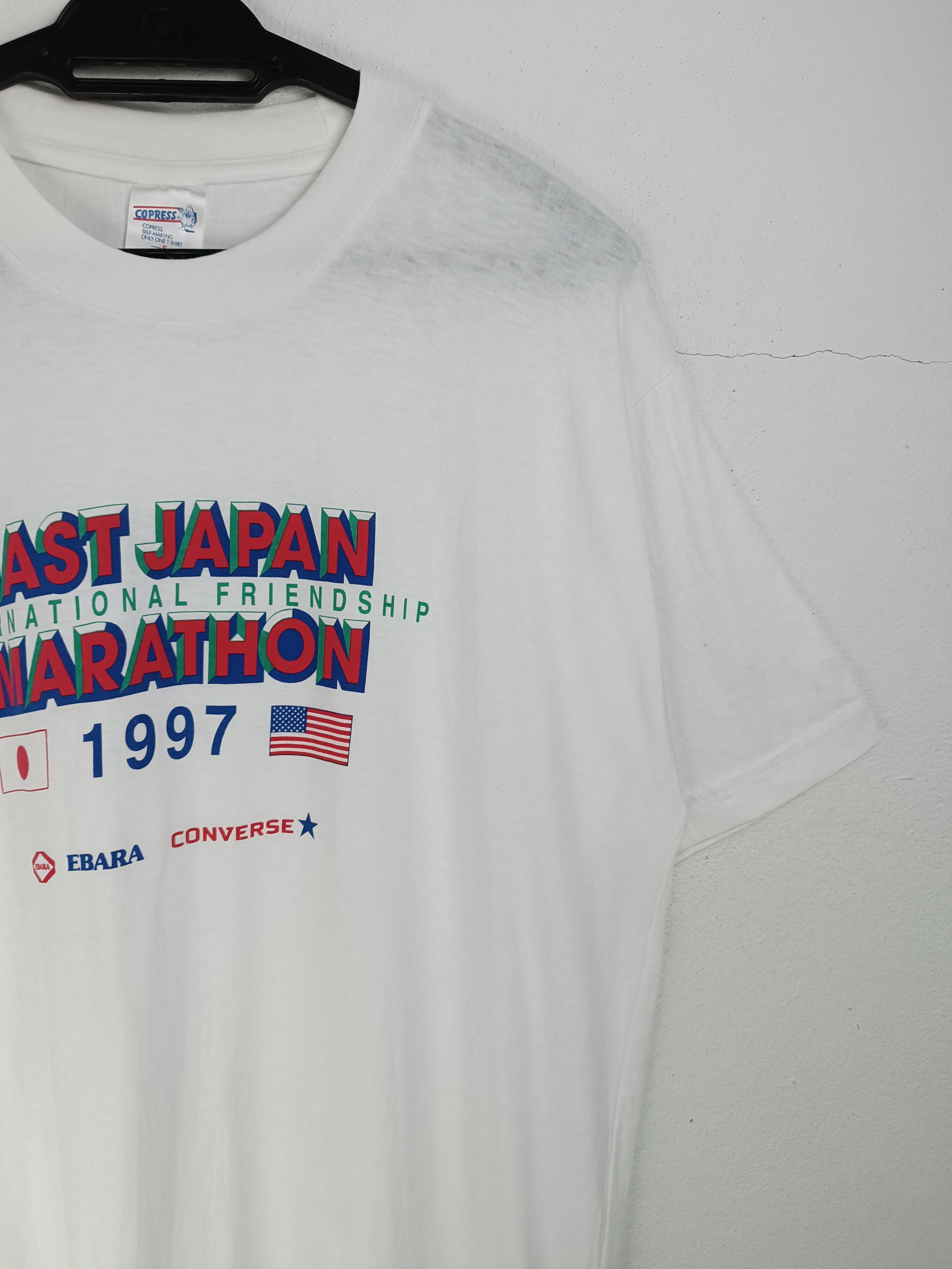 Converse VINTAGE 1997 EAST JAPAN MARATHON CONVERSE RUNNING VERY RARE Size US L / EU 52-54 / 3 - 6 Thumbnail