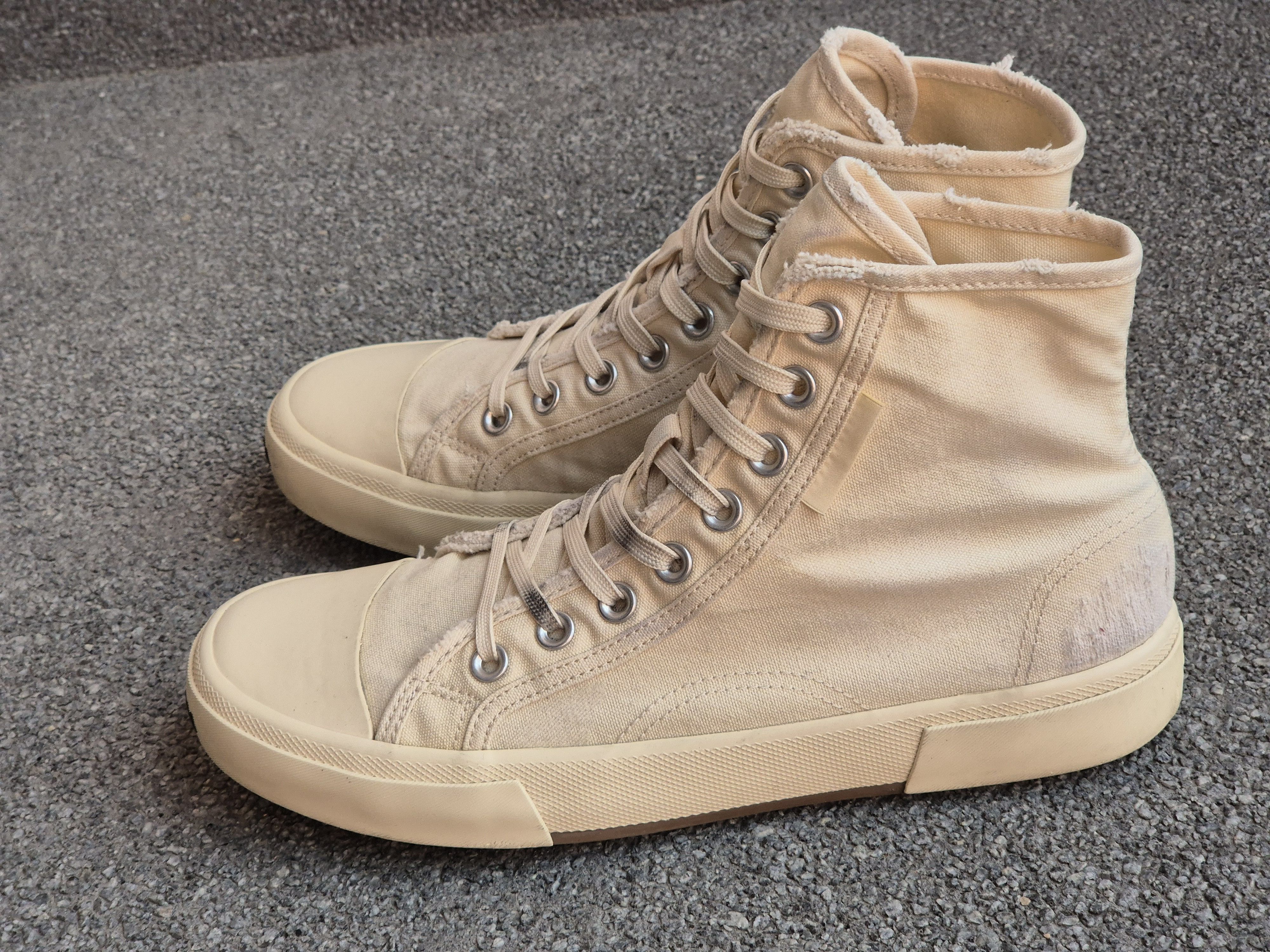 Balenciaga Balenciaga Paris Destroyed High Tops 688752 Size US 8 / EU 41 - 3 Thumbnail