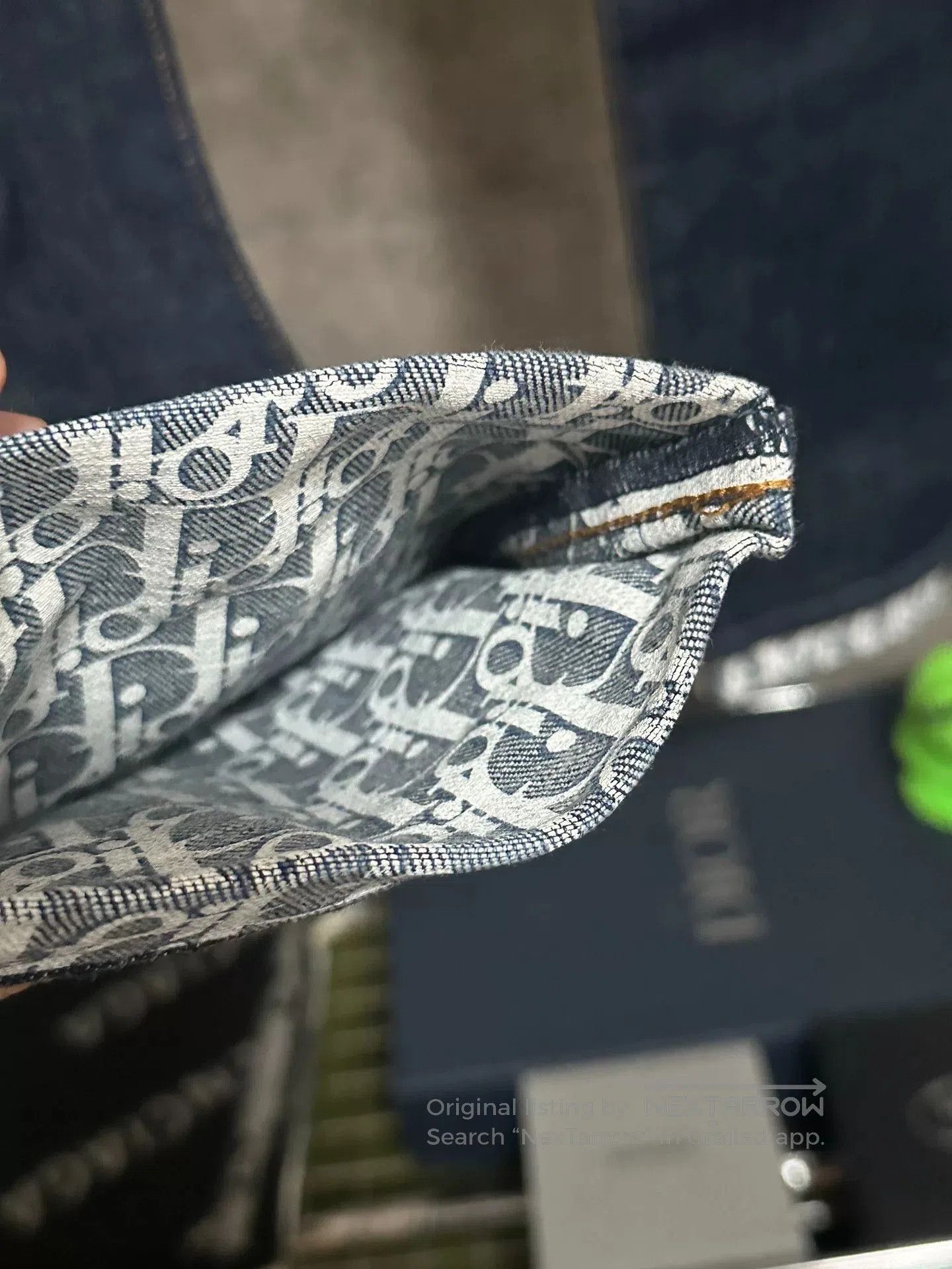 Dior Dior Blue Denim Jeans with Interior Print. Size US 31 - 7 Thumbnail