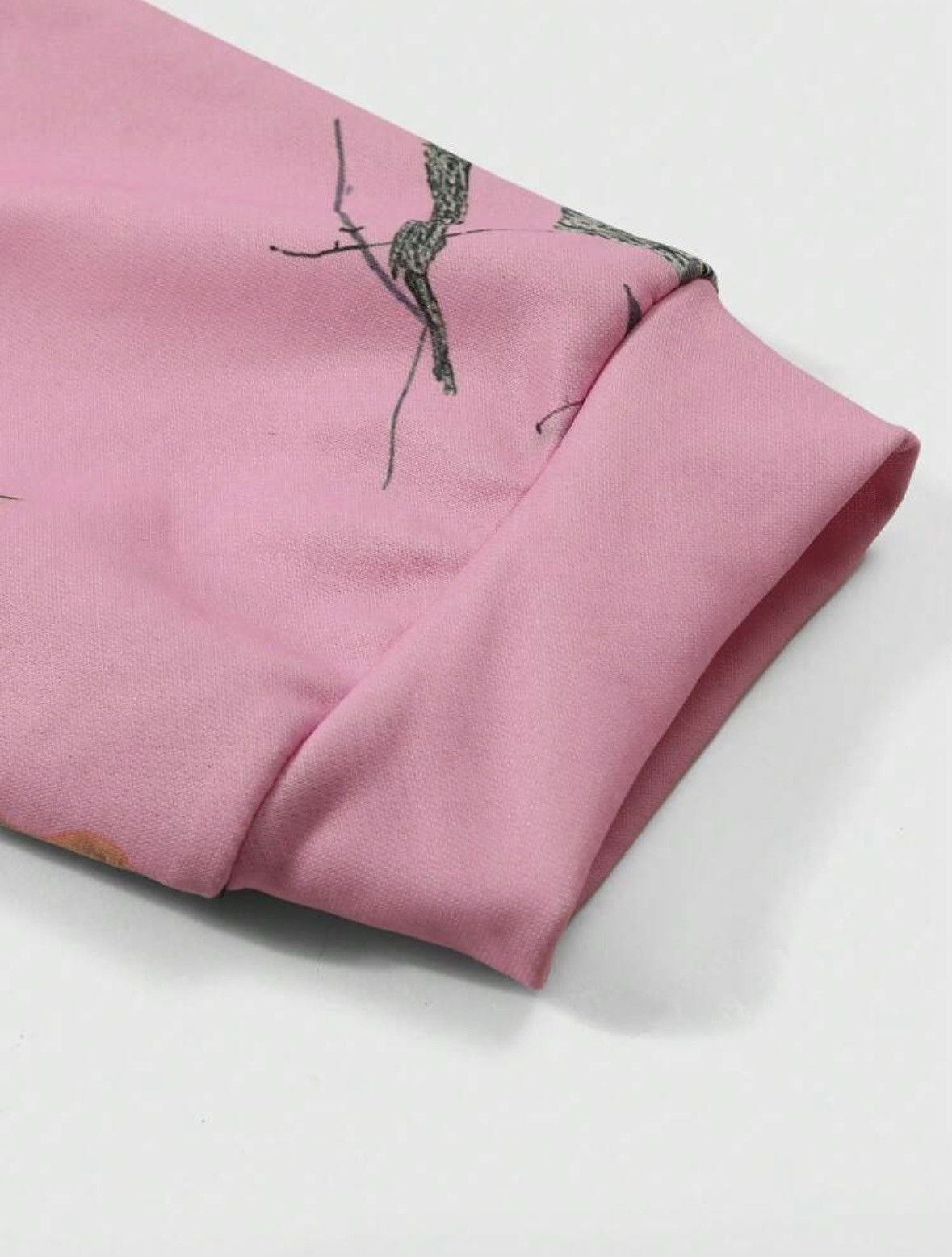 Other Pink forest camouflage oversize hooded zip-up sweatshirt Size US M / EU 48-50 / 2 - 5 Thumbnail