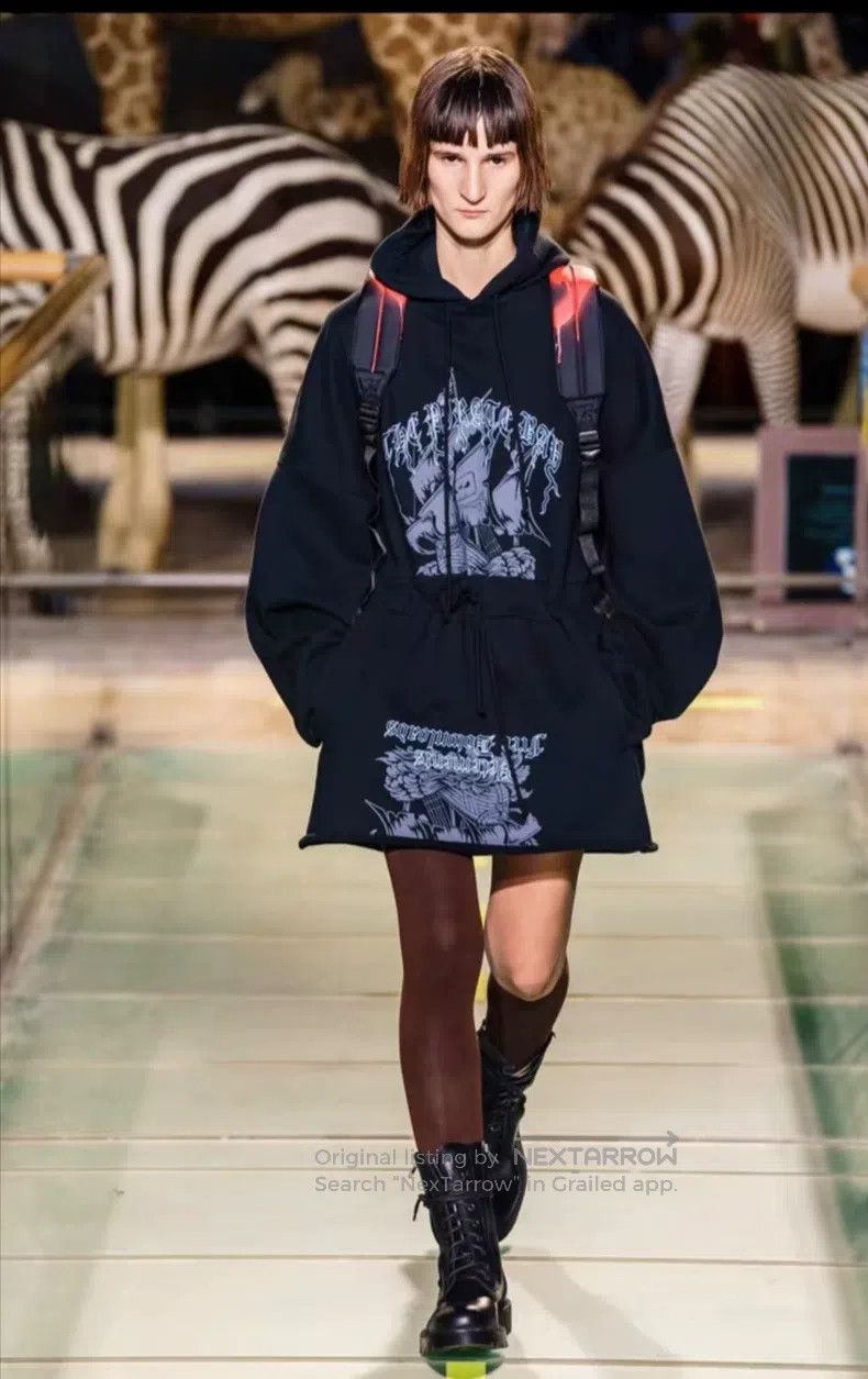 Vetements VETEMENTS Pirate Ship Double-Sided Mask Hoodie Size US M / EU 48-50 / 2 - 2 Thumbnail
