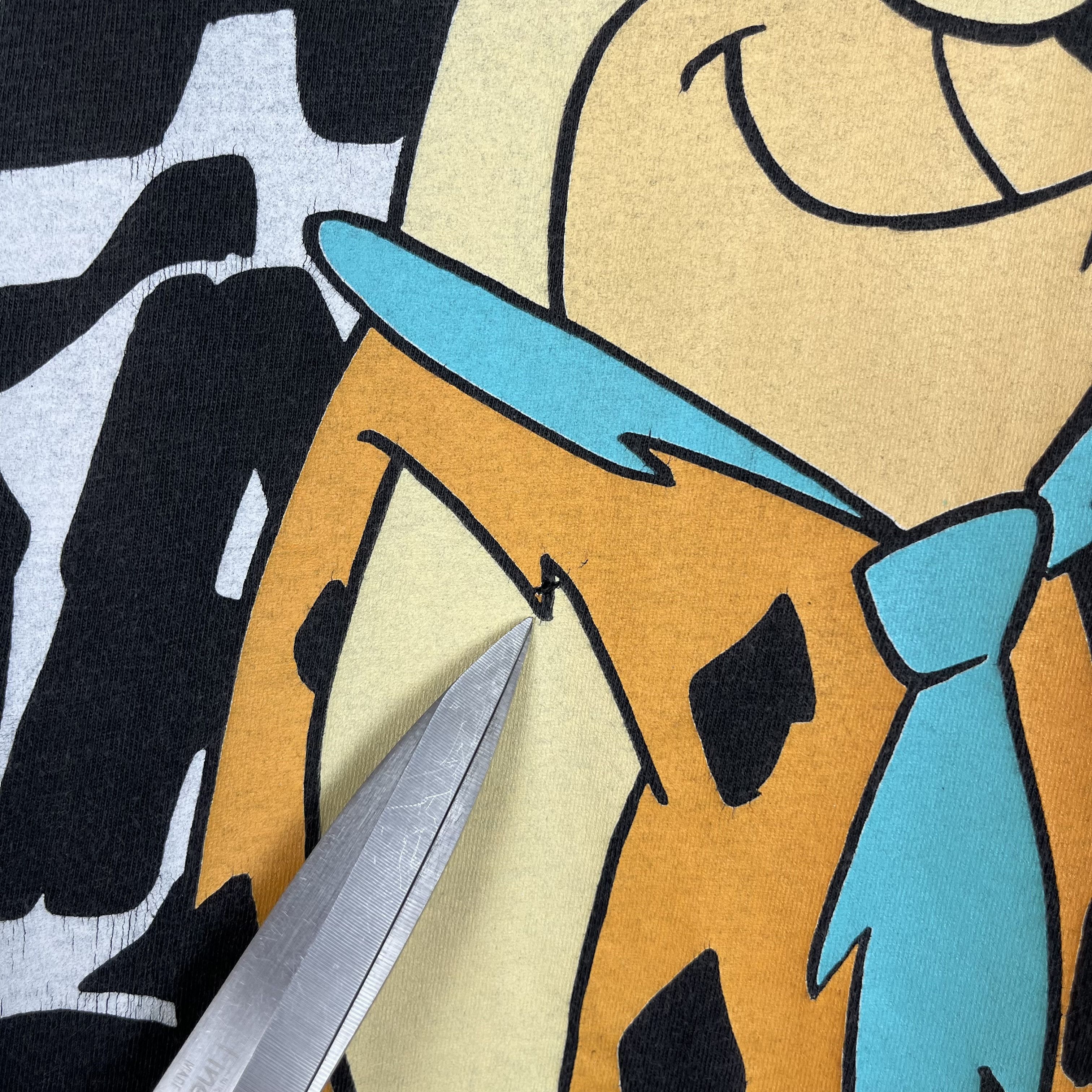 Cartoon Network Vintage Flintstones Yaba Daba Doo Cartoon T Shirt 1993 Size US XL / EU 56 / 4 - 10 Thumbnail