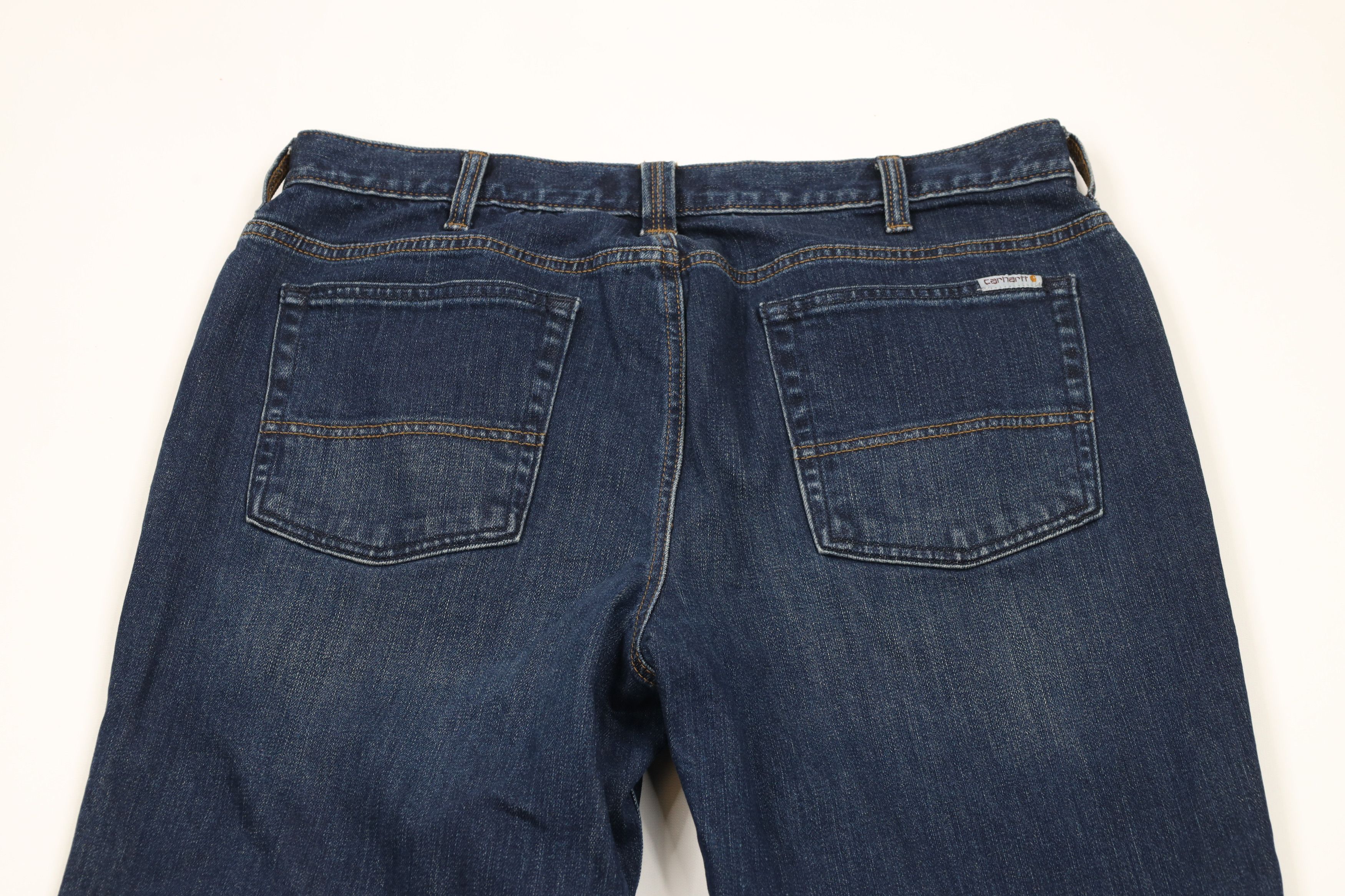 Carhartt × Vintage Vintage Carhartt Short Original Fit Straight Leg Denim Jeans Size 36" / US 14 / IT 50 - 9 Thumbnail