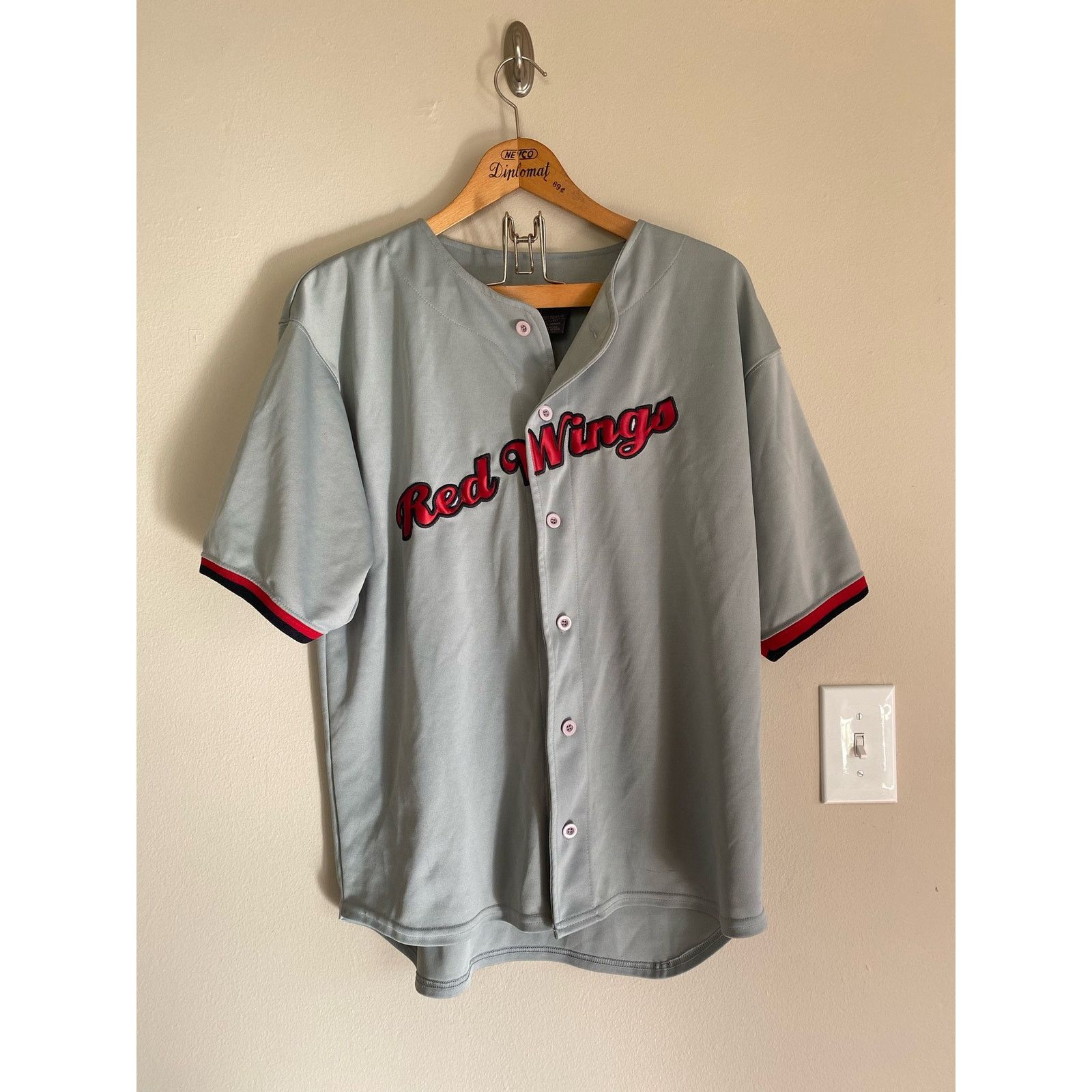 Pro Edge Vintage Pro Edge NHL Red Wings Hockey Baseball Style Shirt L Size US L / EU 52-54 / 3 - 1 Thumbnail