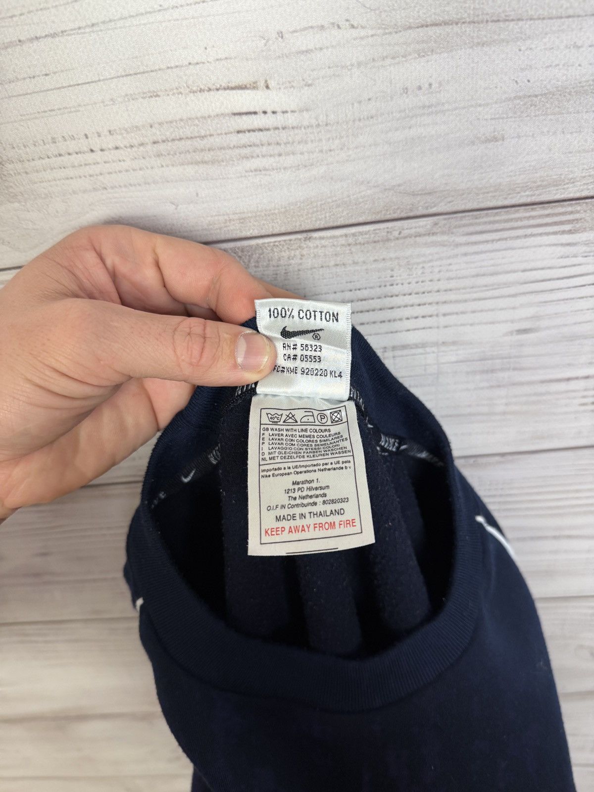 Vintage Nike Vintage Hoodie Big Logo Boxy Japanes Size US XXL / EU 58 / 5 - 11 Thumbnail
