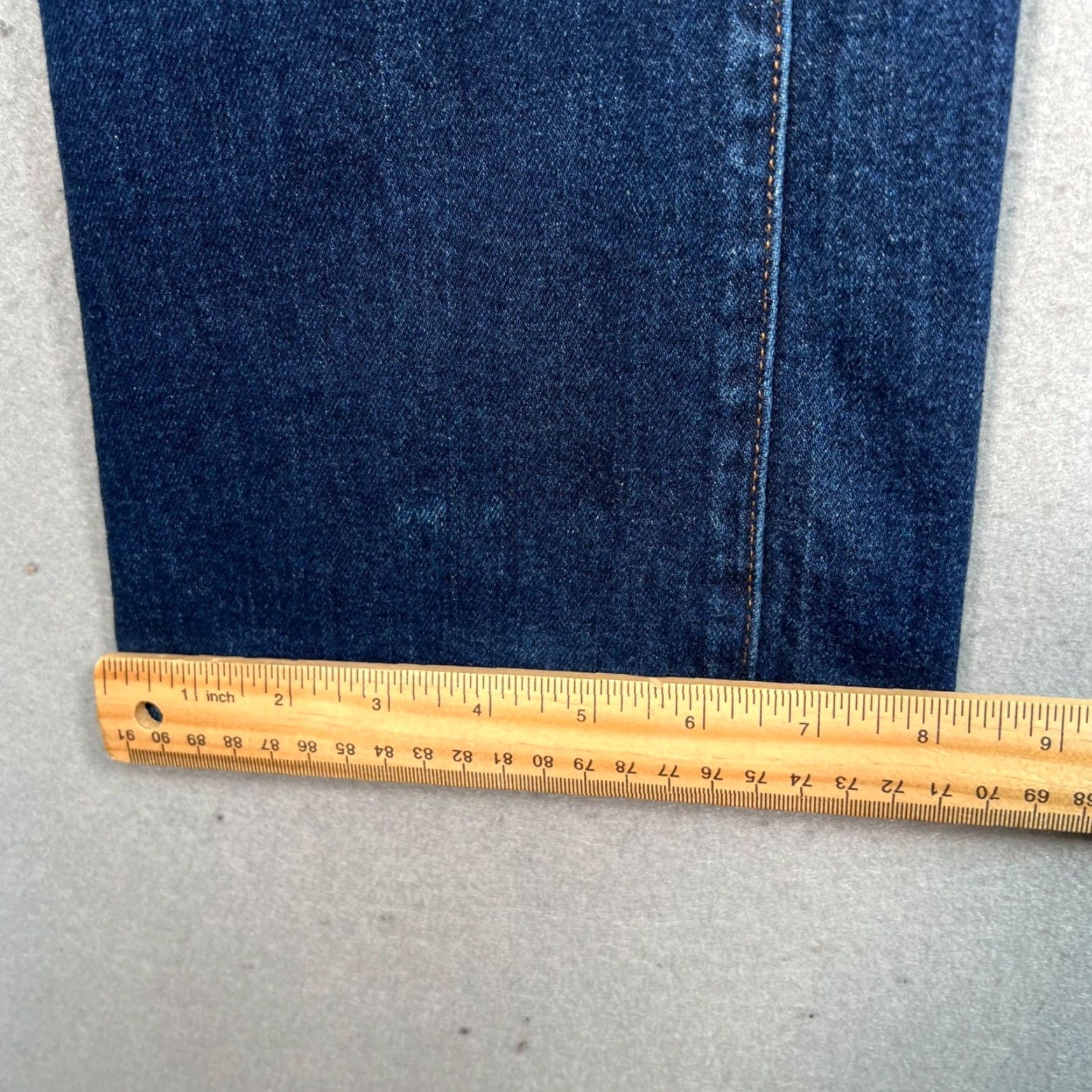 Uniqlo VINTAGE Uniqlo Womens Jeans Straight Leg High-Rise Stretch Denim Blue Size 25 Size 42" / US 20 - 7 Thumbnail