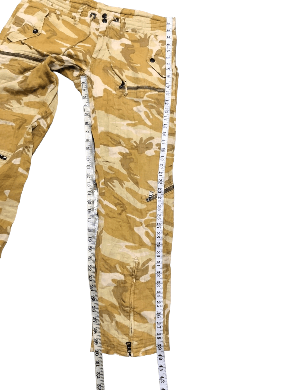 Beams Plus 🇯🇵Beams Yellow Camouflage Bondage Multipocket Cargo Pants Size US 37 - 19 Thumbnail