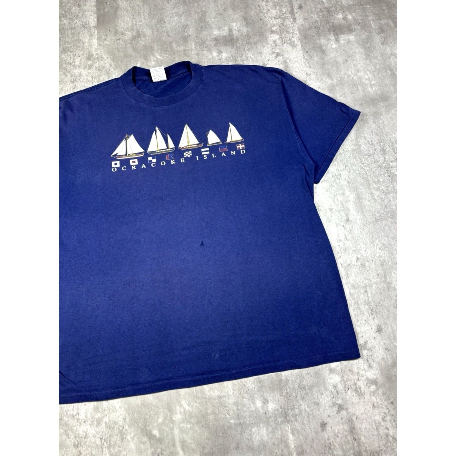 Vintage VINTAGE 90s Ches T-Shirt Graphic Print Crew Neck Short Sleeve Navy Blue 2XL Men Size US XXL / EU 58 / 5 - 3 Thumbnail