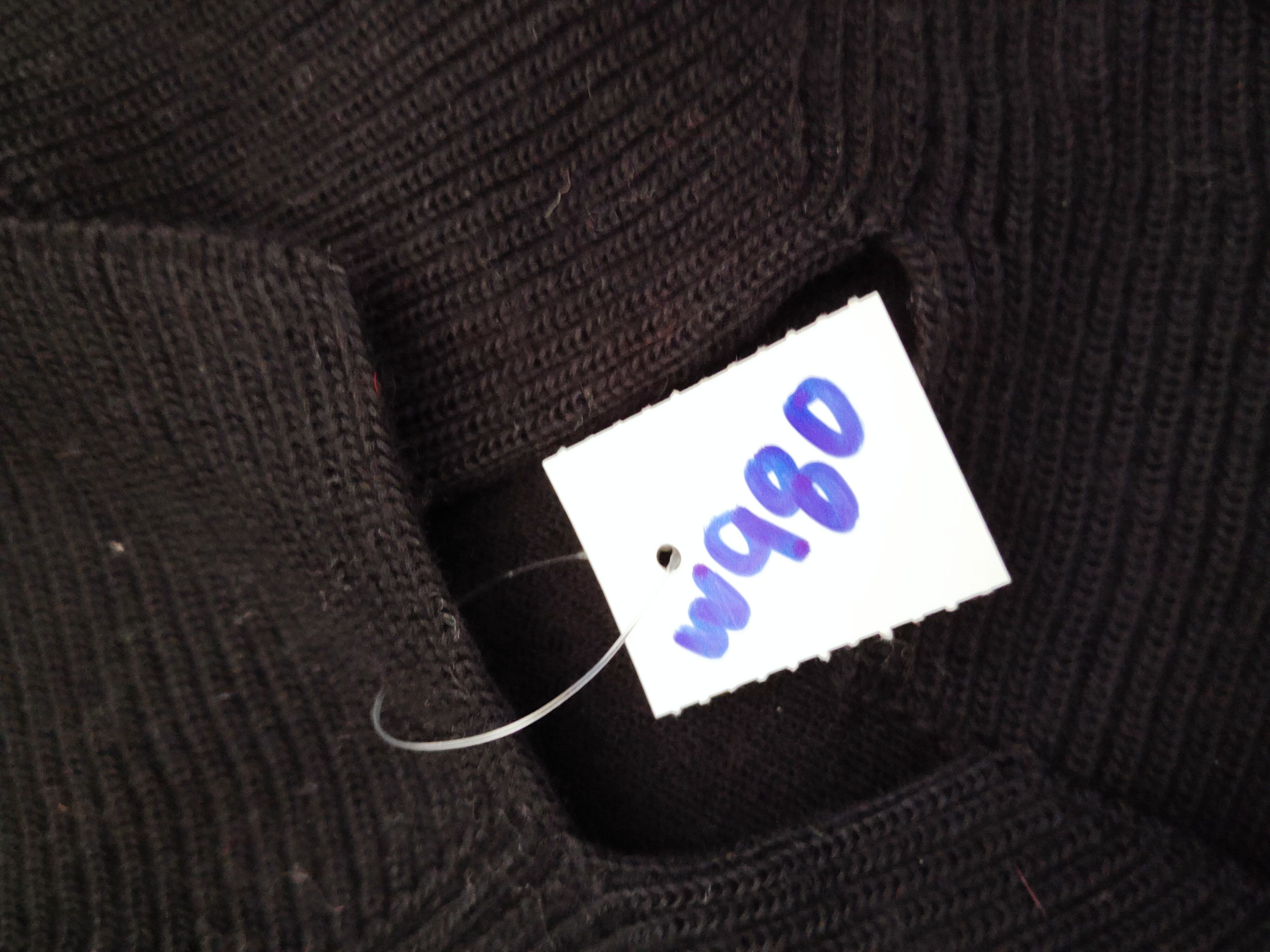 Homespun Knitwear × Japanese Brand × Vintage Japanese Brand Black Knitwear Cardigan #W980 Size S / US 4 / IT 40 - 11 Thumbnail