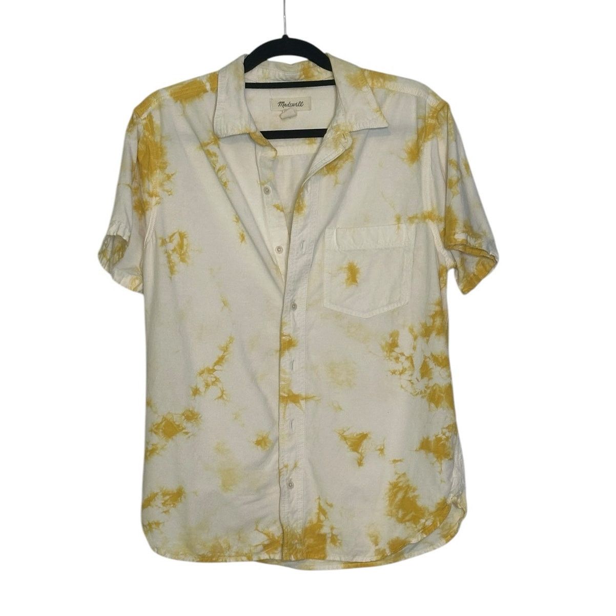 Madewell Madewell yellow tie dye short-sleeve Perfect Shirt size s Size US S / EU 44-46 / 1 - 8 Thumbnail