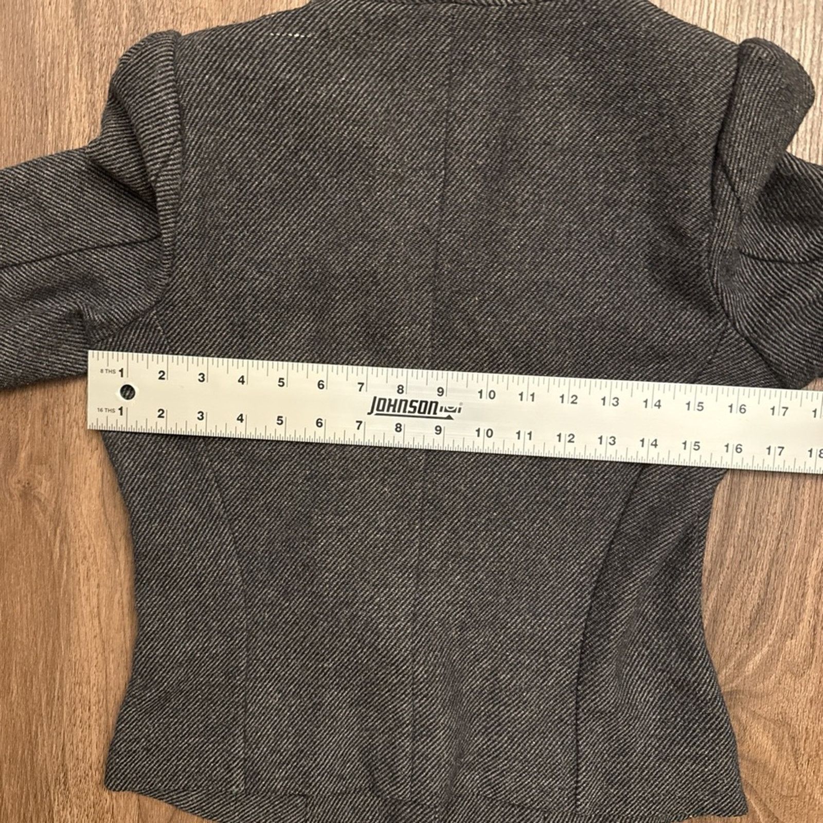 Isabel Marant Isabel Marant, gray herringbone wool blend button front jkt Size S / US 4 / IT 40 - 7 Thumbnail