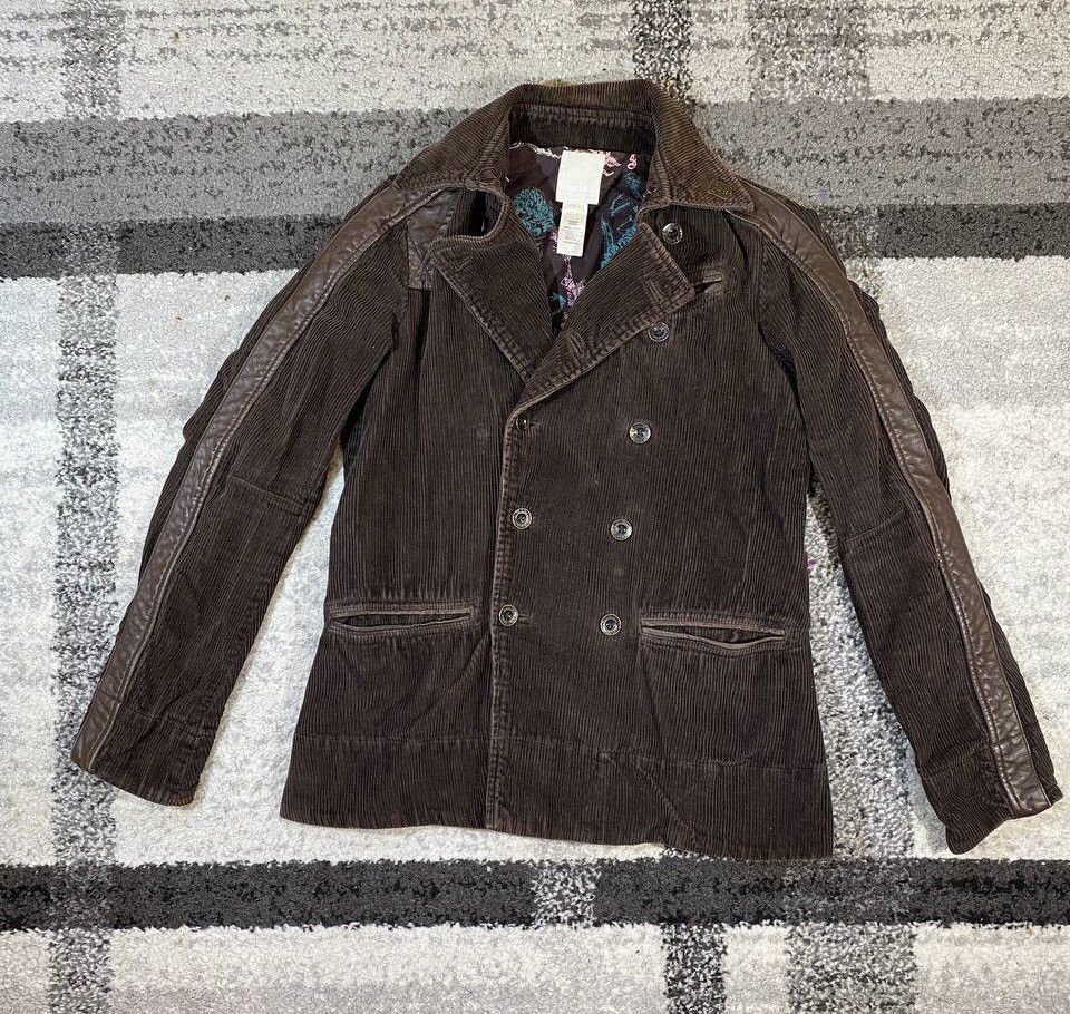Diesel Diesel Blazer Women Leather Velvet Size L Brown Size L / US 10 / IT 46 - 1 Thumbnail