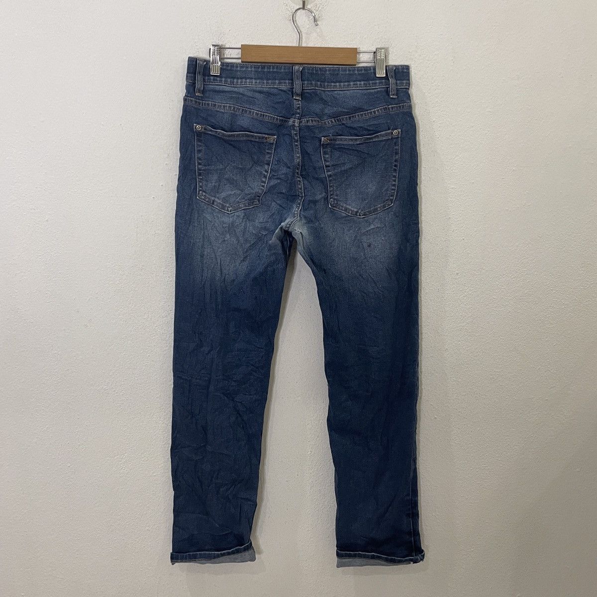Other Vintage Bossini Jeans Seldvedge Distressed Denim Jeans Size US 31 - 8 Thumbnail
