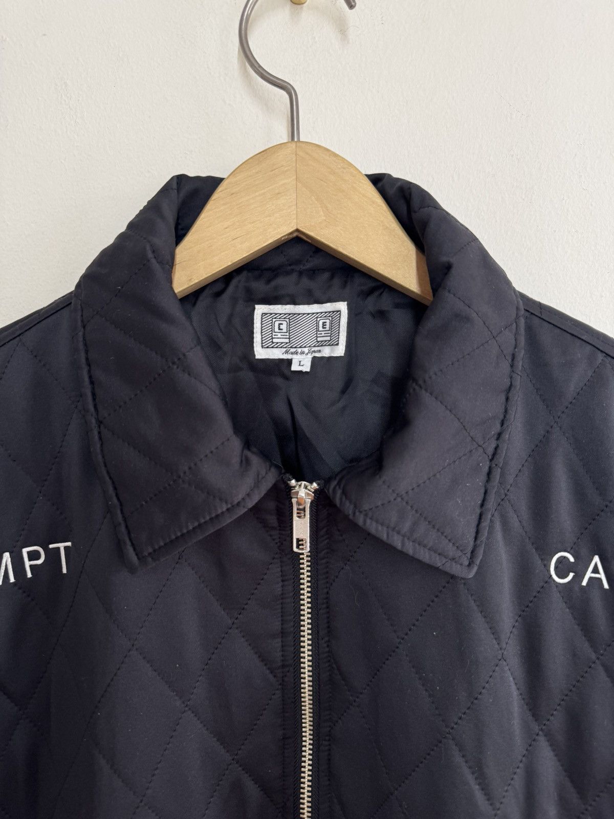 Cav Empt Cav Empt Quilt Zip Jacket Black Made in Japan Size L Size US L / EU 52-54 / 3 - 3 Thumbnail