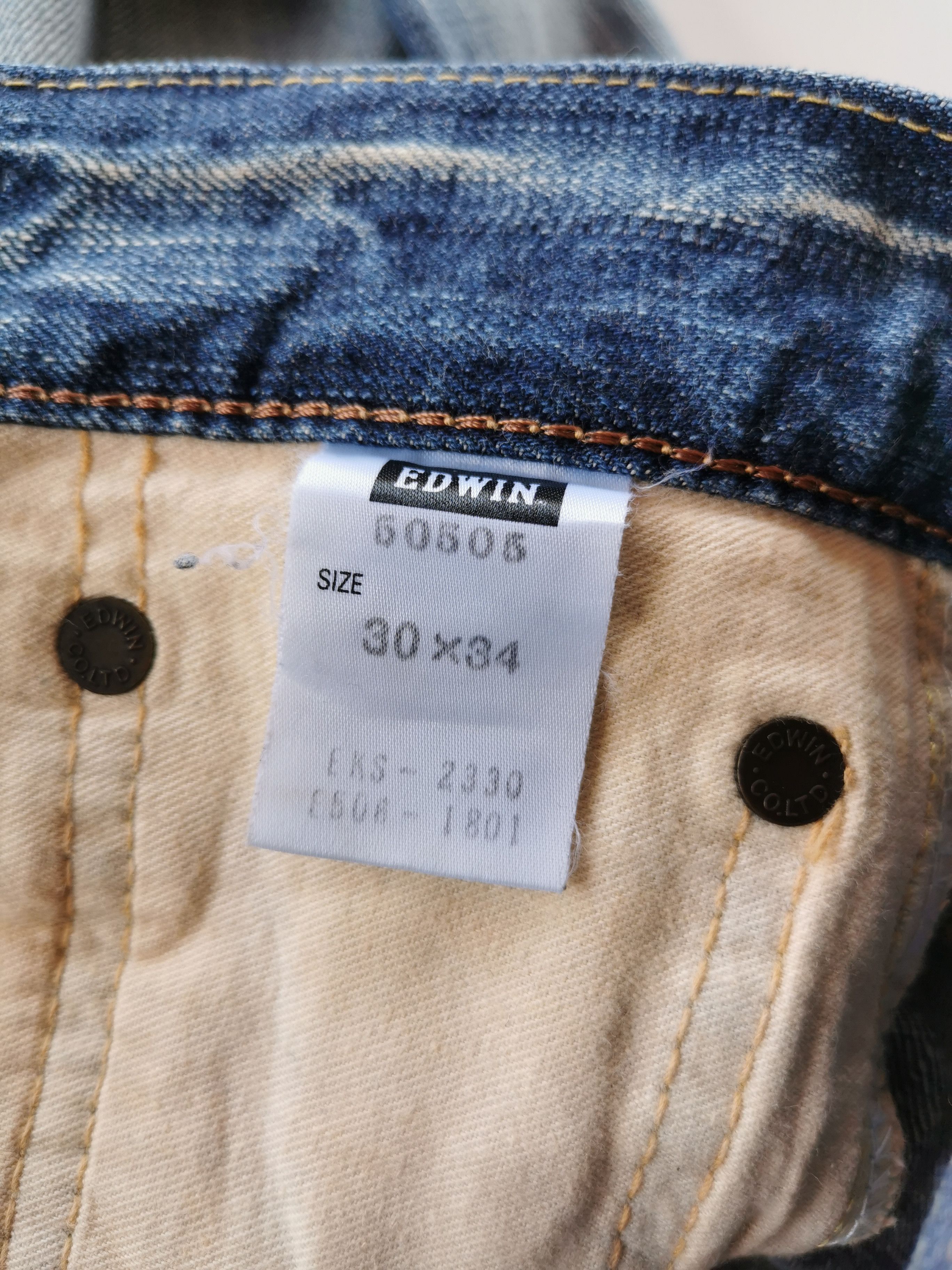 Edwin Edwin 505Z Selvedge Denim Jeans Size US 32 / EU 48 - 8 Thumbnail