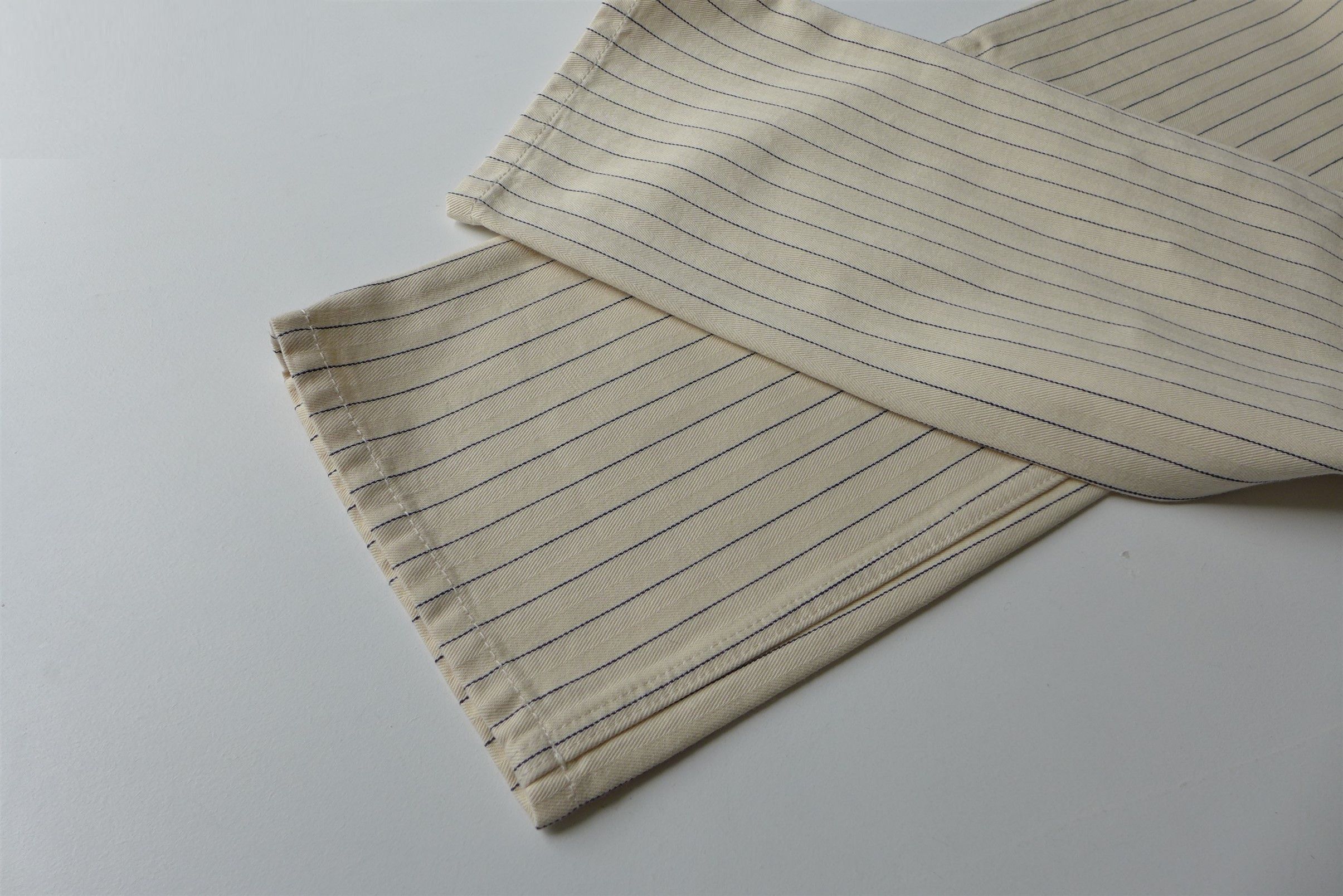 Saint Laurent Paris Saint Laurent D31 Jeans - Ecru Striped Denim Size US 32 / EU 48 - 17 Thumbnail