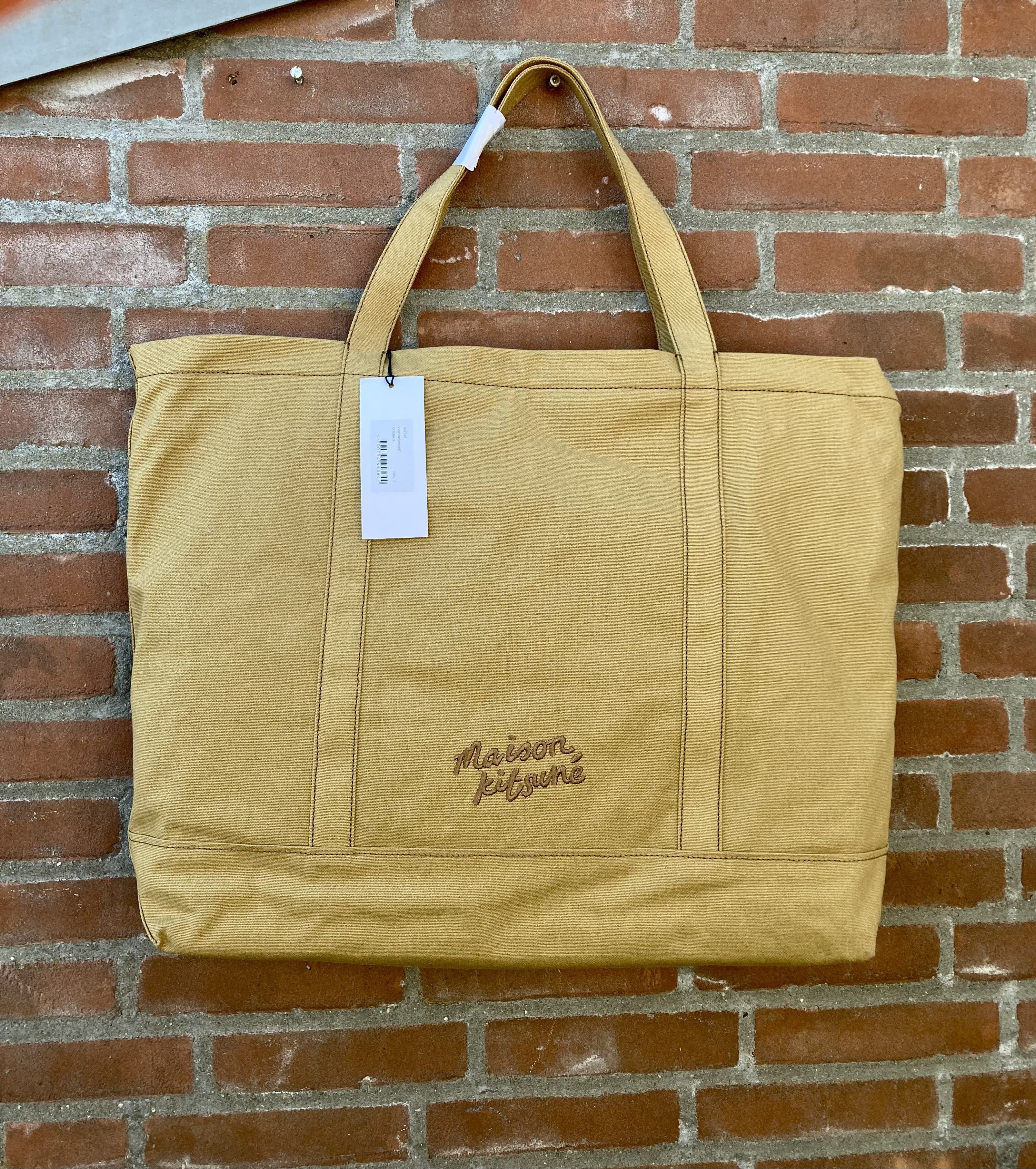 Maison Kitsune Foxhead tote bag shopper canvas Maison kitsune Paris new ds Size ONE SIZE - 3 Thumbnail