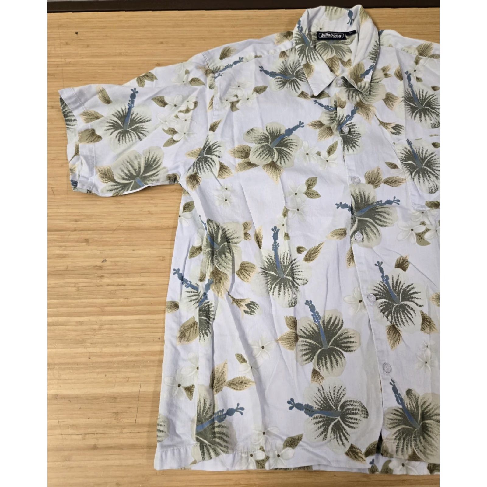 Billabong Billabong Shirt Mens Large Tropical Floral Hawaiian Aloha Button Front Made USA Size US L / EU 52-54 / 3 - 3 Thumbnail