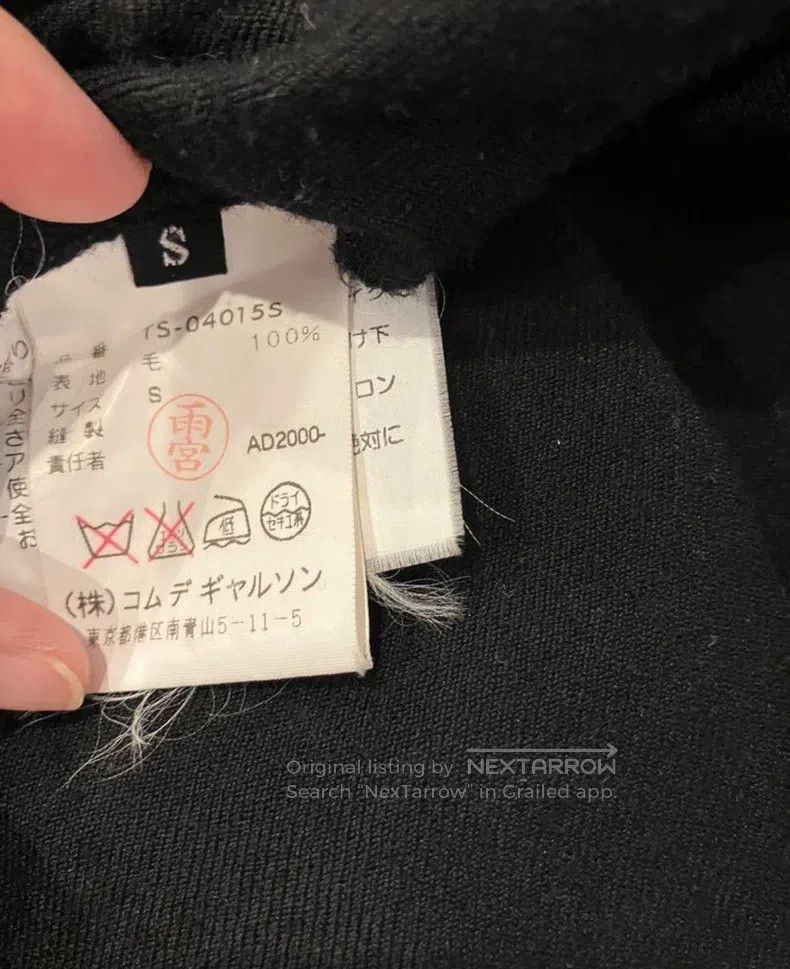 Comme des Garcons Comme Des Garcons size S Black pleated skirt Size 23" - 3 Thumbnail