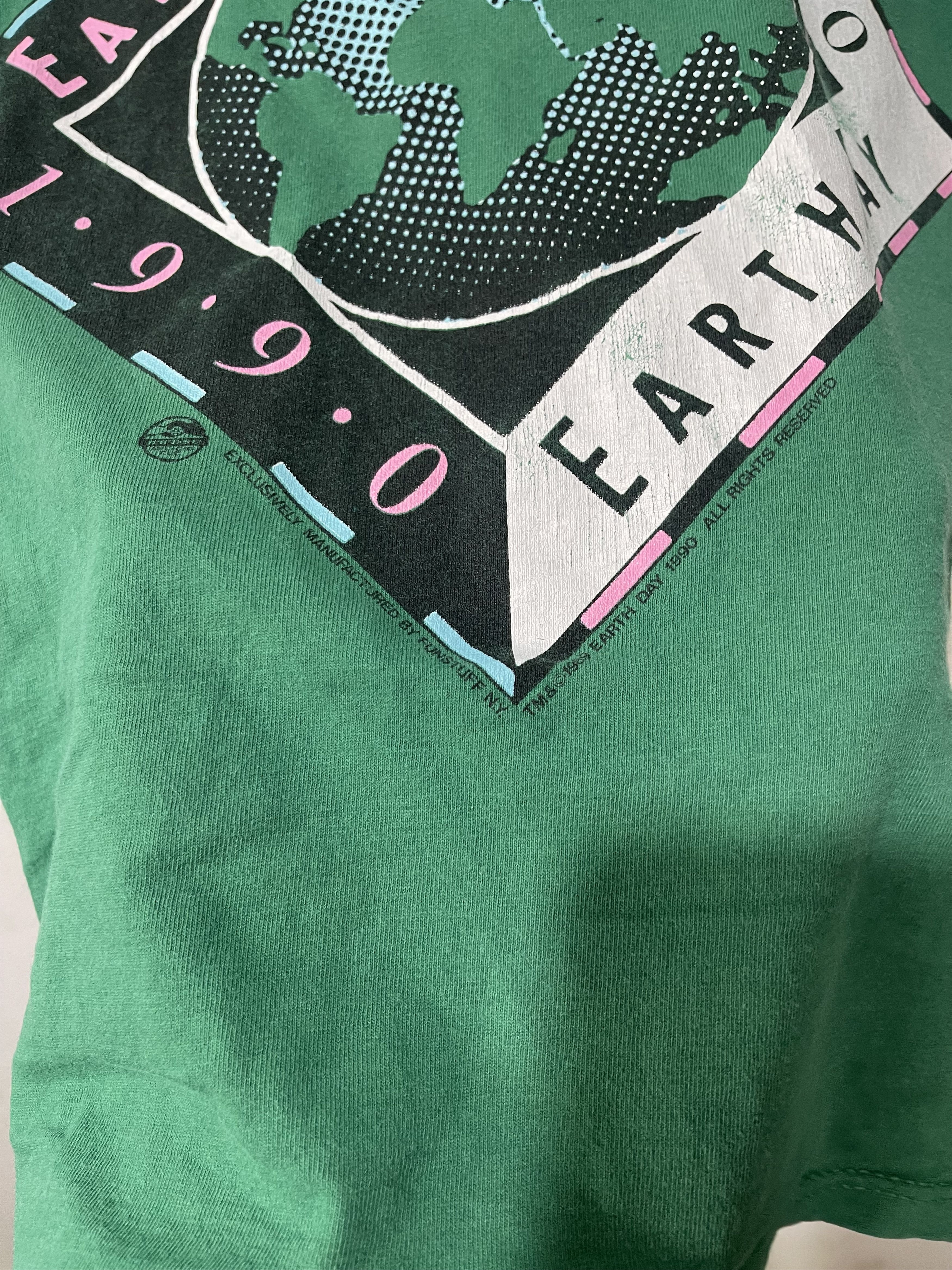 Vintage Vintage 1990 Earth Day Shirt Size US S / EU 44-46 / 1 - 3 Thumbnail