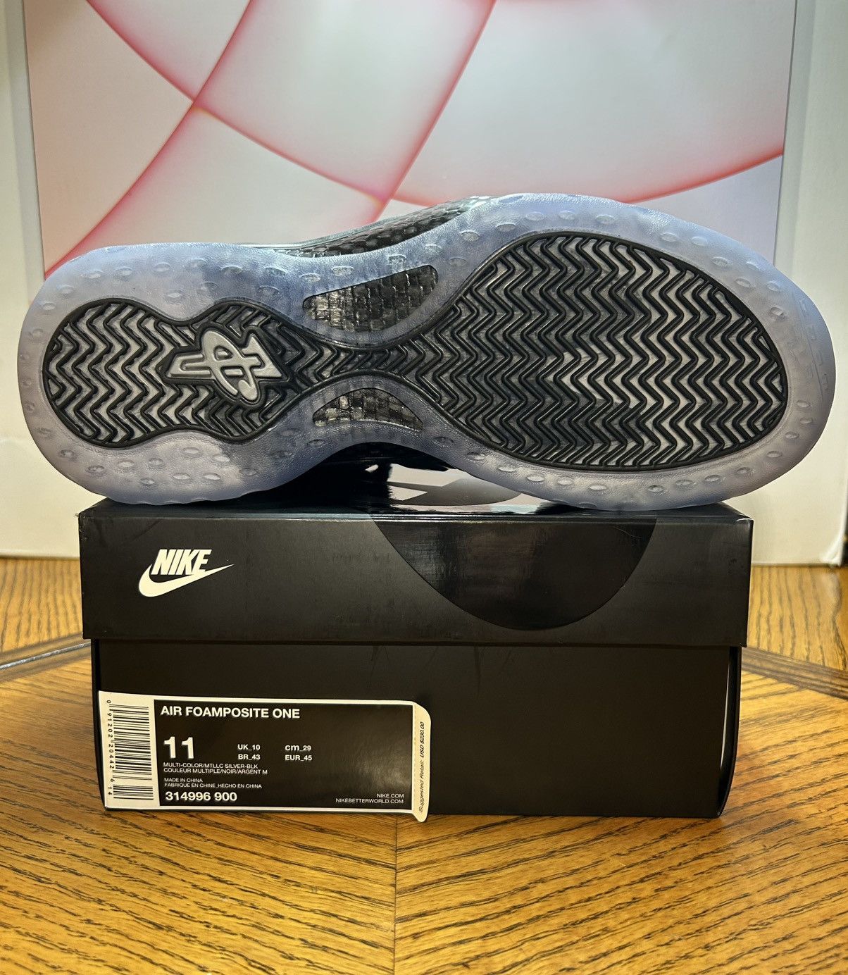 Nike Size 11 - Nike Air Foamposite One Hologram 2015 NEW Size US 11 / EU 44 - 8 Thumbnail