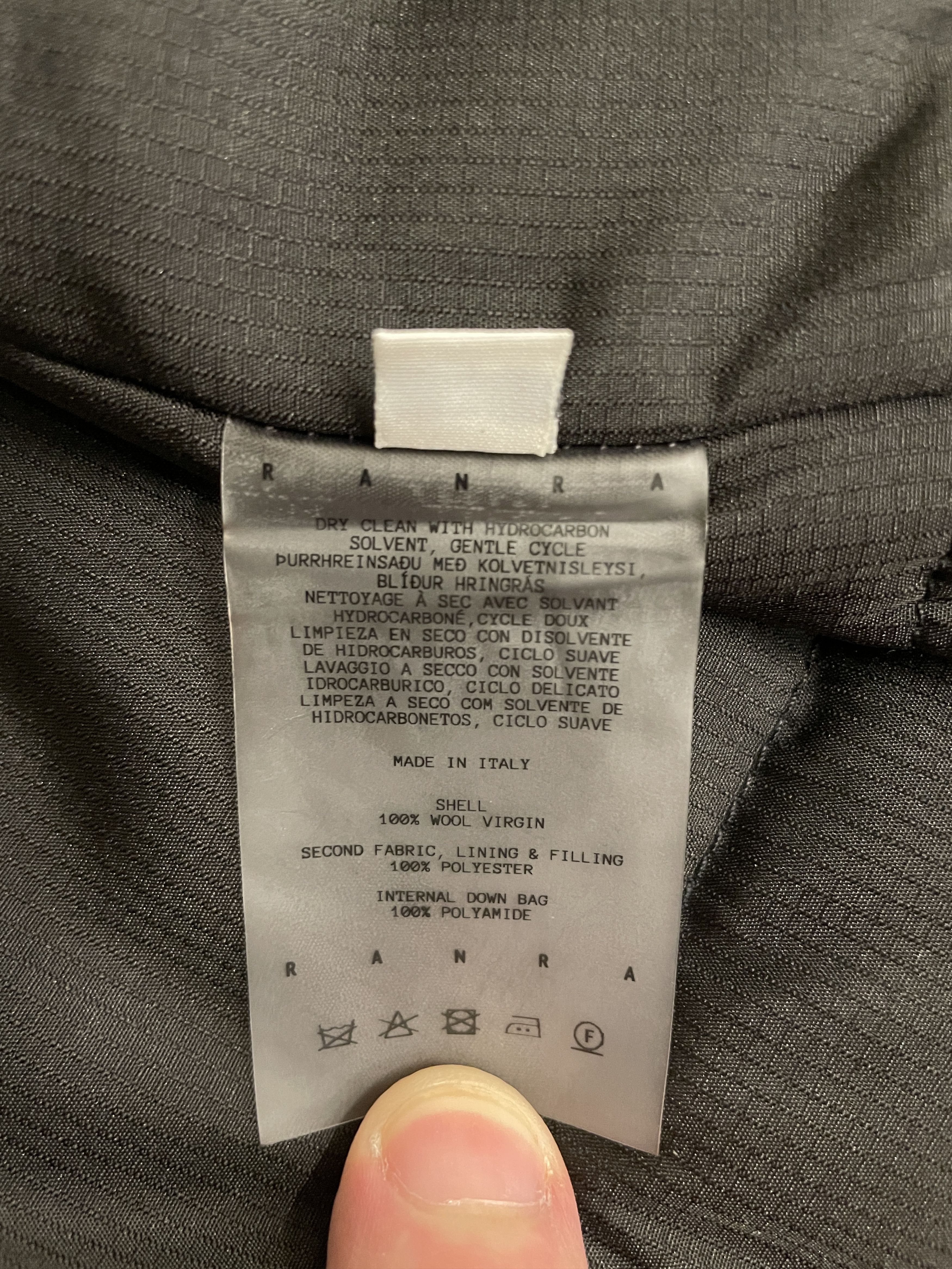 Arnar Mar Jonsson $775 Arnar Mar Jonsson / Ranra Undir Wool Vest in Black Size US M / EU 48-50 / 2 - 11 Thumbnail