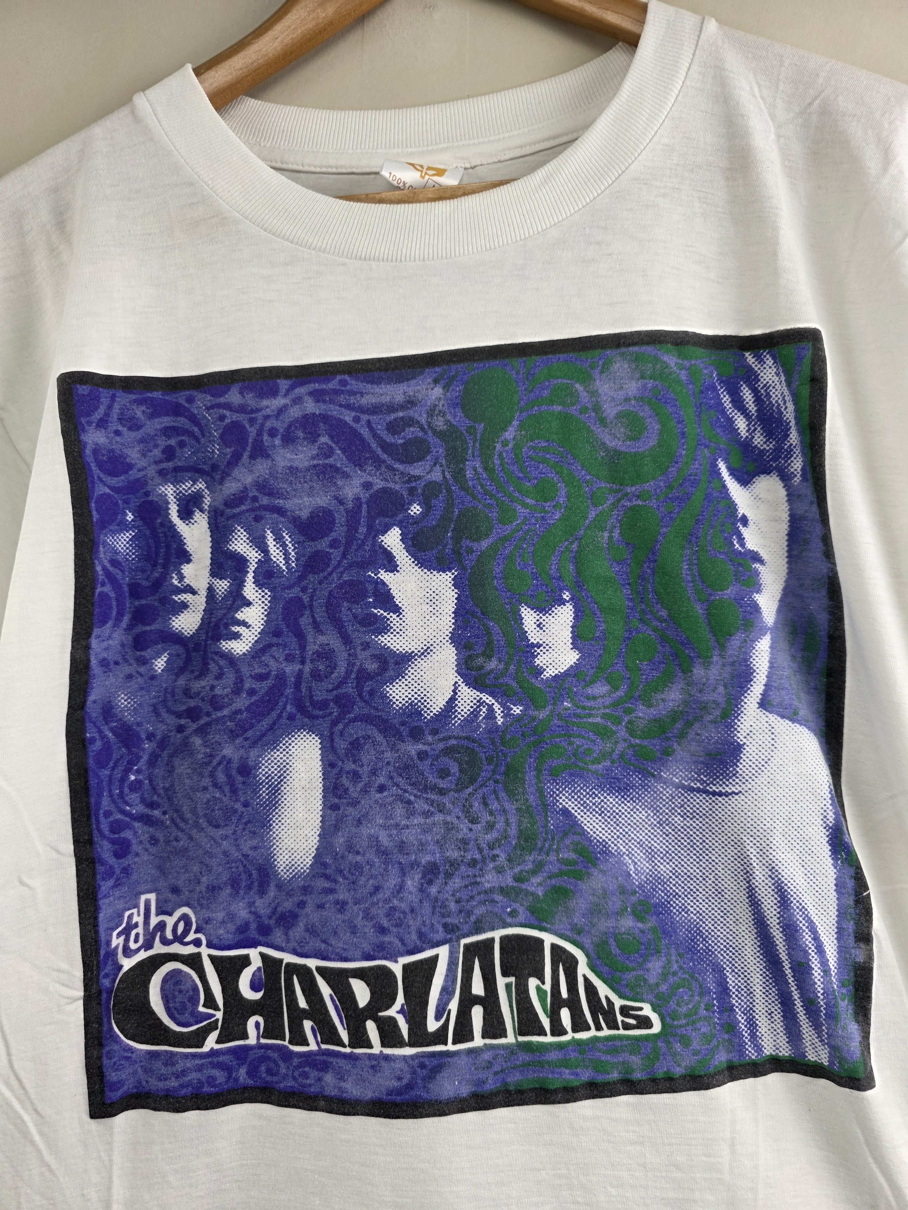 Band Tees 90s The Charlatans Dead Dead Good L 20.5" 27" Size US L / EU 52-54 / 3 - 3 Thumbnail
