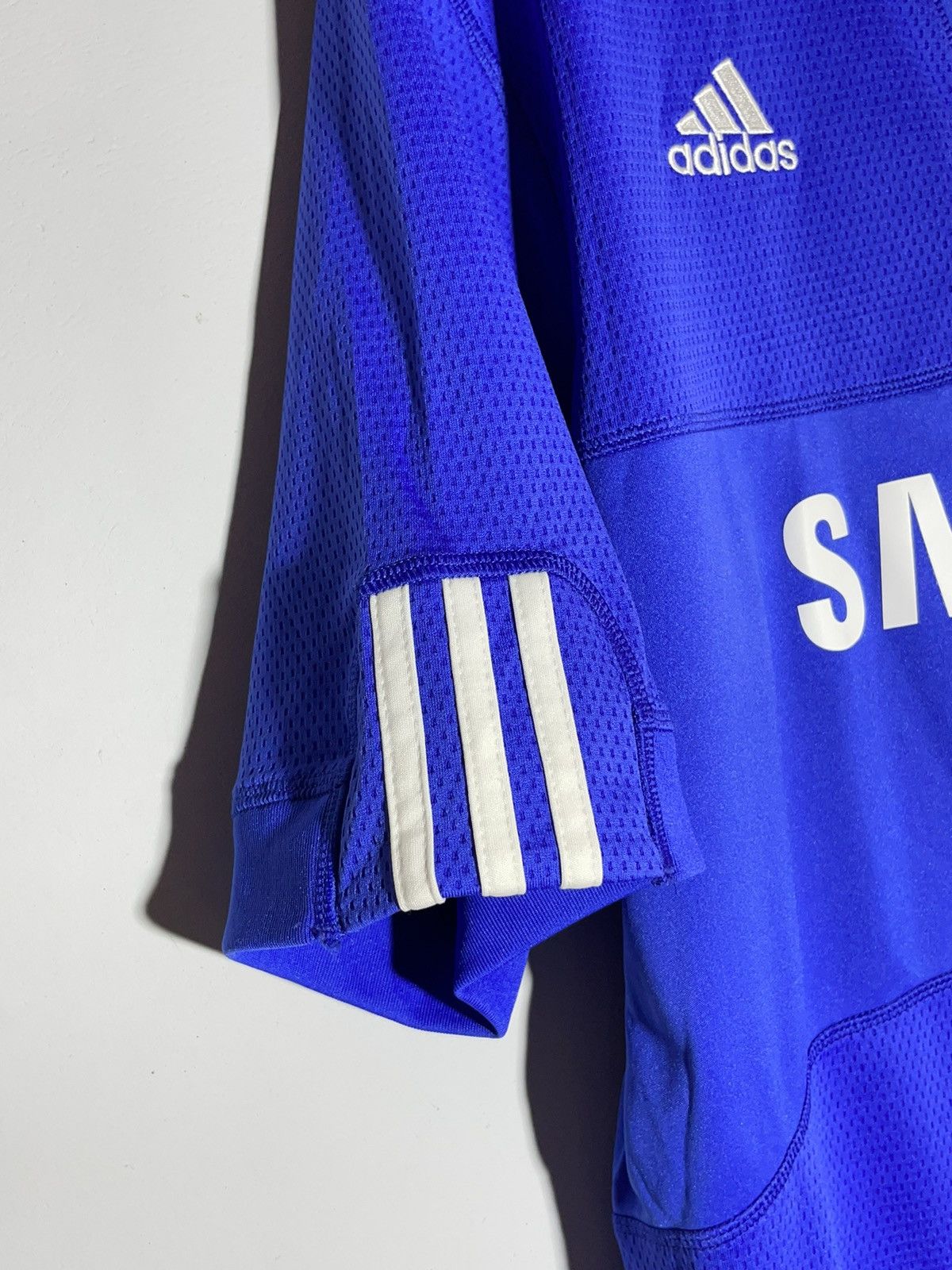 Adidas × Chelsea Soccer Chelsea FC Adidas 2009/10 Home Y2k Football Shirt Size US XL / EU 56 / 4 - 5 Thumbnail
