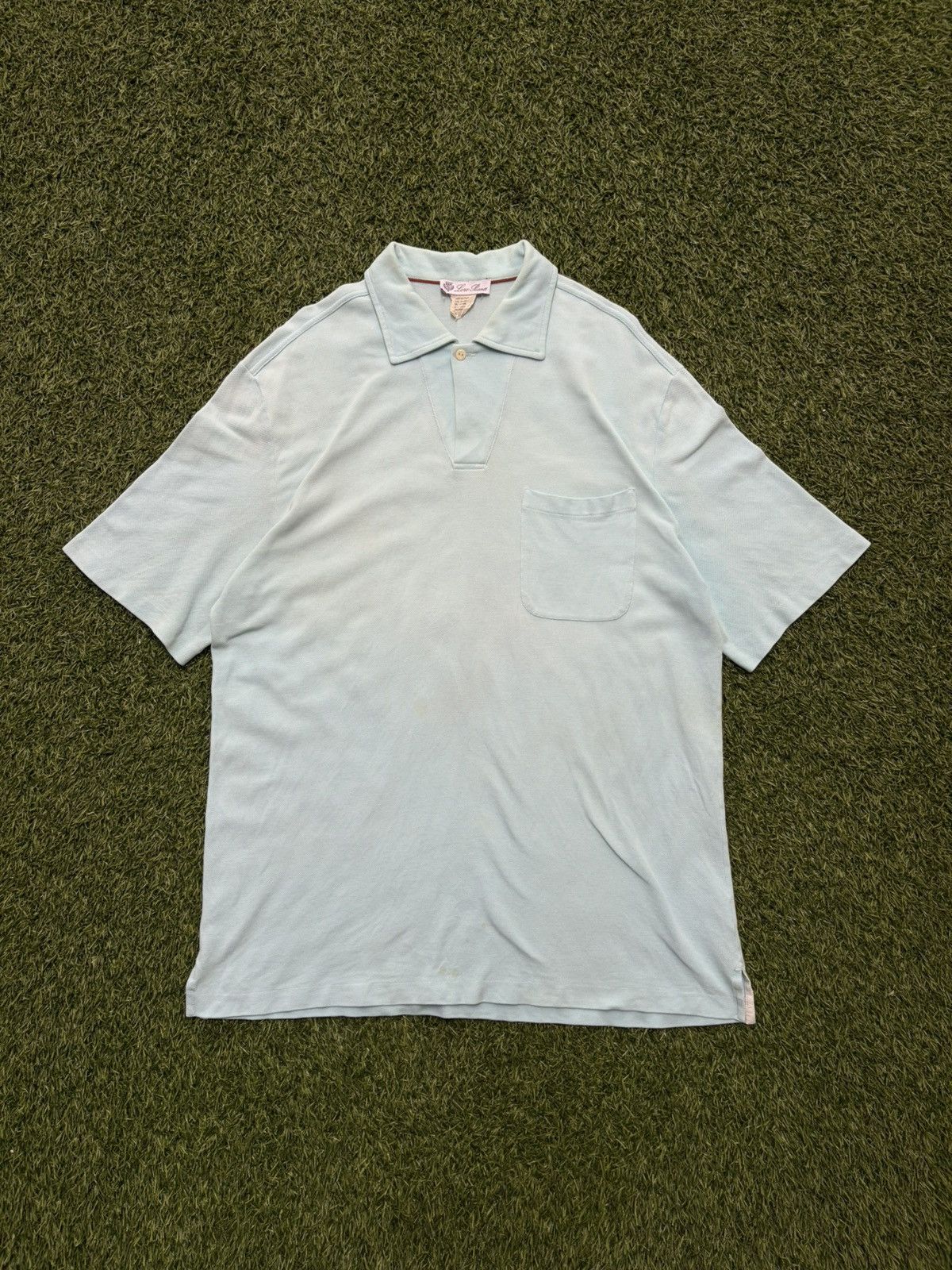 Loro Piana Vintage Loro Piana Collar Shirts Size US XL / EU 56 / 4 - 2 Thumbnail