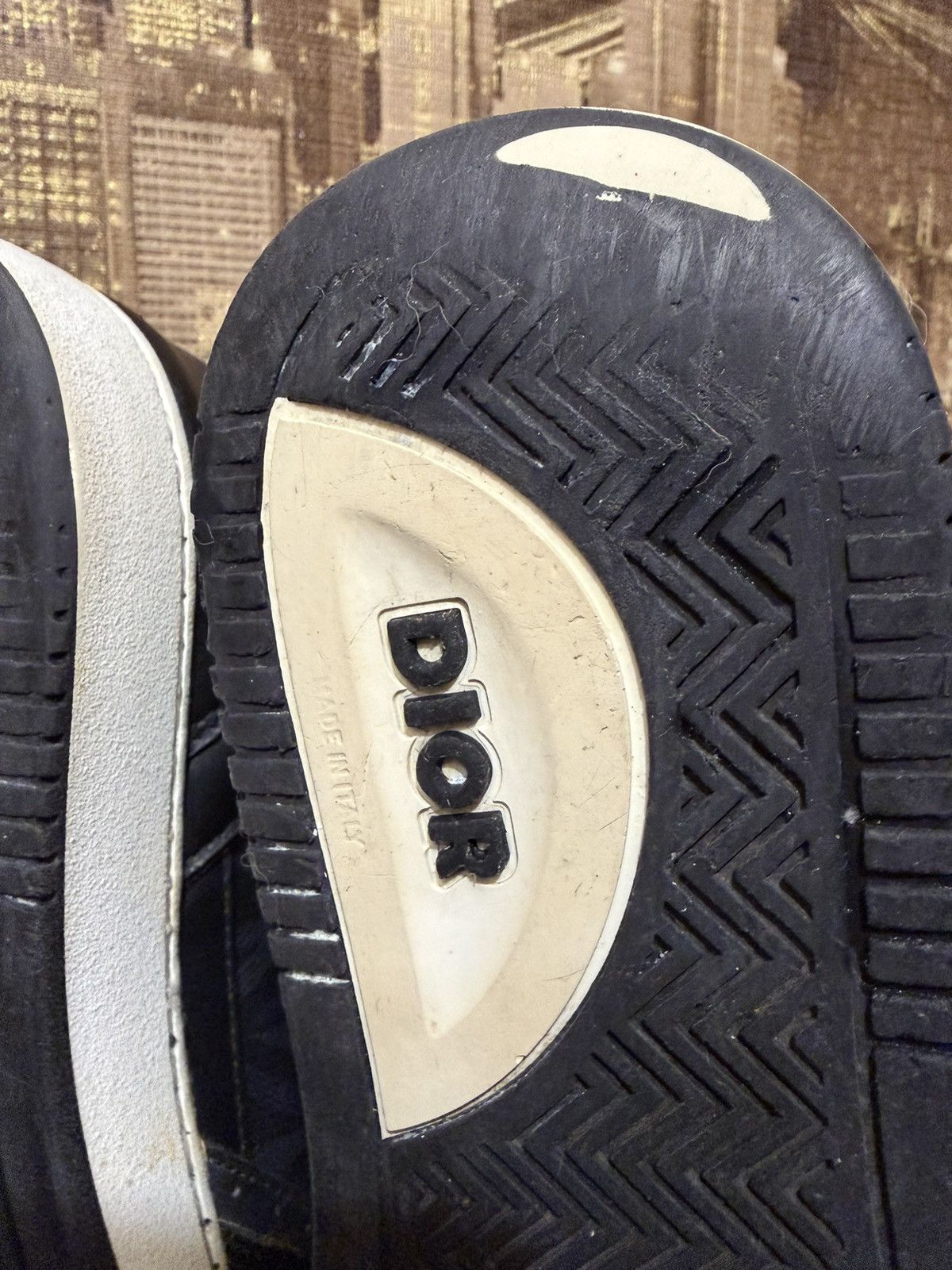 Dior Dior B27 Leather High-Top Sneakers 43 Men's Black LS 0822 Size US 10.5 / EU 43-44 - 12 Thumbnail