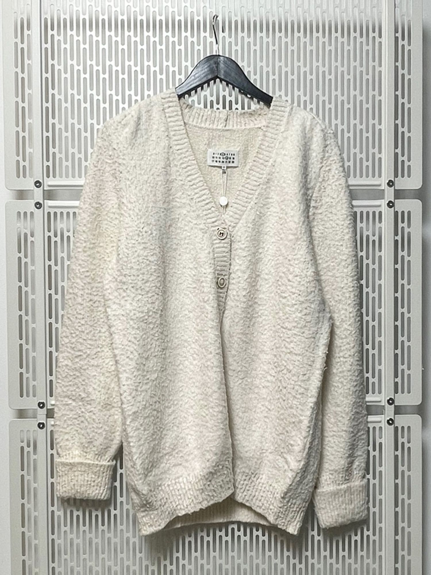 Maison Margiela MAISON MARGIELA Womens Oversized Piled Cardigan Size M / US 6-8 / IT 42-44 - 1 Thumbnail
