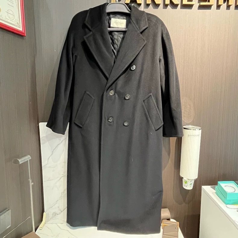 Other Max Mara Black Double-Breasted Coat-2508 Size US M / EU 48-50 / 2 - 1 Thumbnail