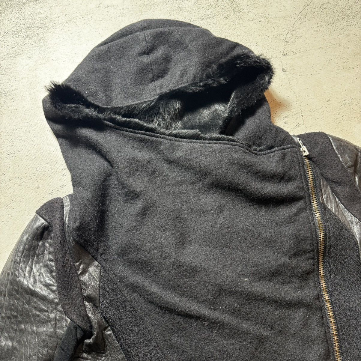 Helmut Lang archive lather jacket helmut lang opium playboy carti style Size L / US 10 / IT 46 - 6 Thumbnail