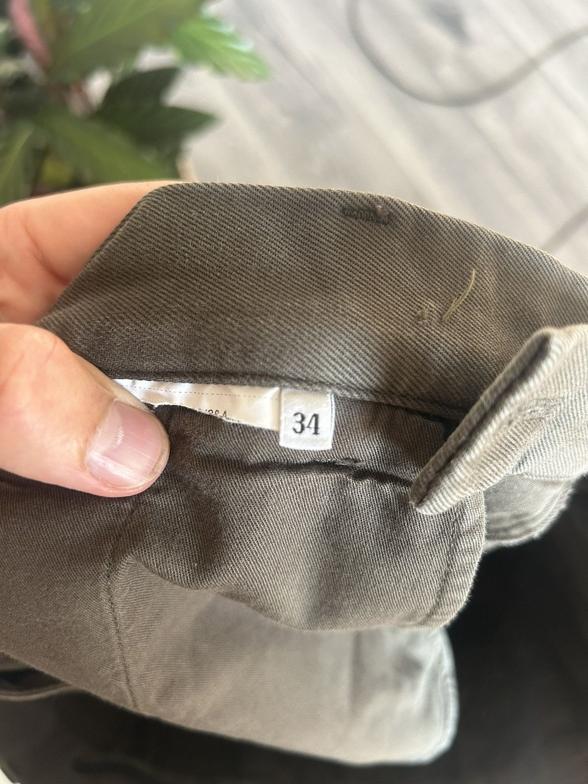 Prada Olive Green Slim-Fit Chino Pants Size US 34 / EU 50 - 16 Thumbnail
