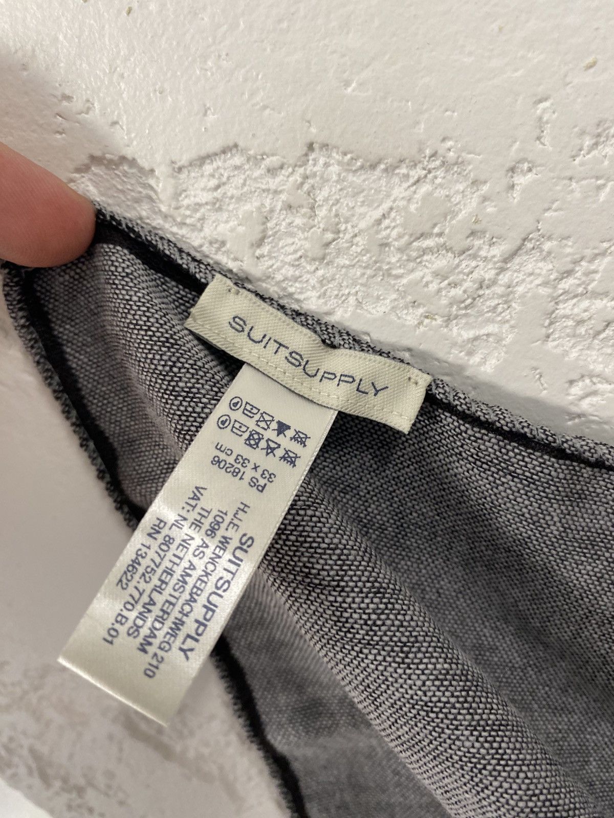 Suitsupply SuitSupply Havana Patch HL Light Grey Unlined Blazer Size:50 Size 50R - 19 Thumbnail