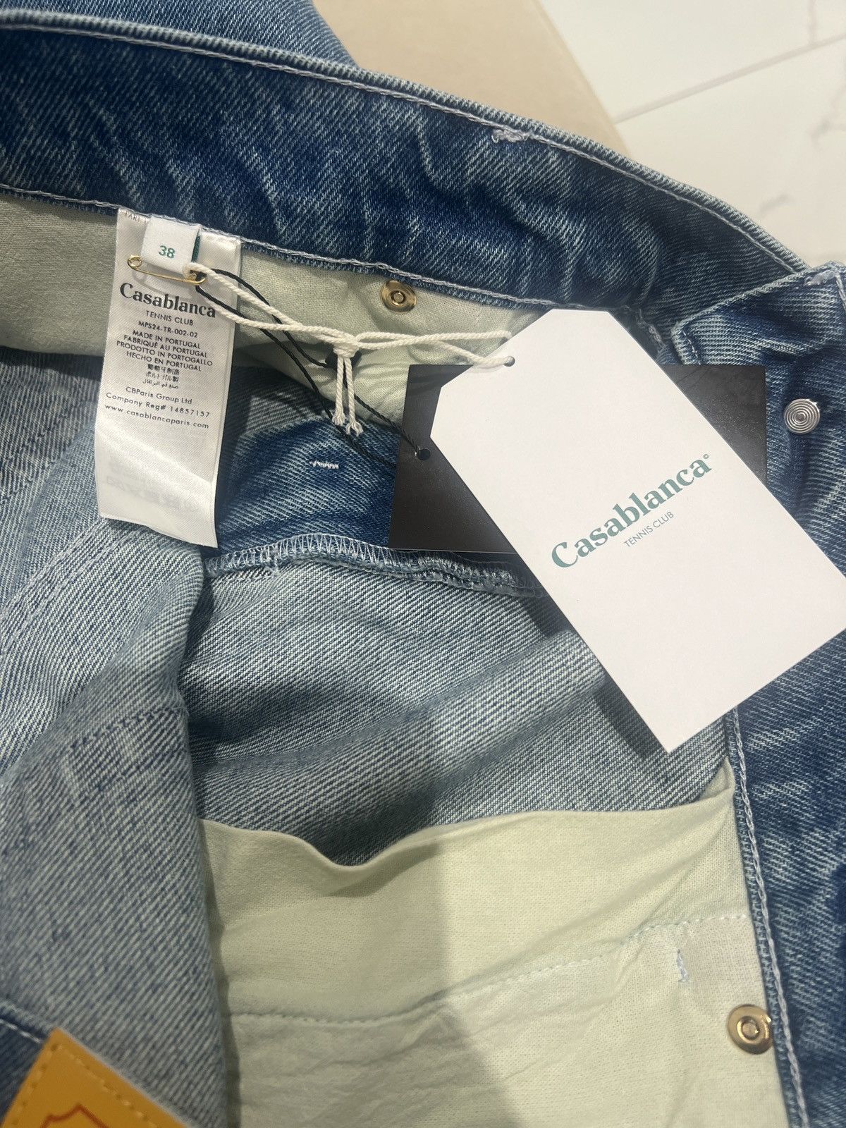 Casablanca Casablanca embroidered-design straight-leg jeans Size 38 Size US 38 / EU 54 - 10 Thumbnail