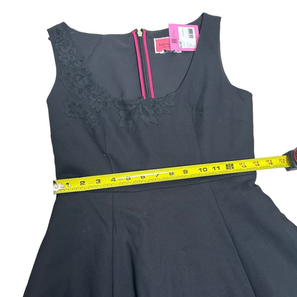 Kate Spade Kate Spade Floral Lace Appliqué Mainline Dress Black Size 6 Size M / US 6-8 / IT 42-44 - 10 Thumbnail