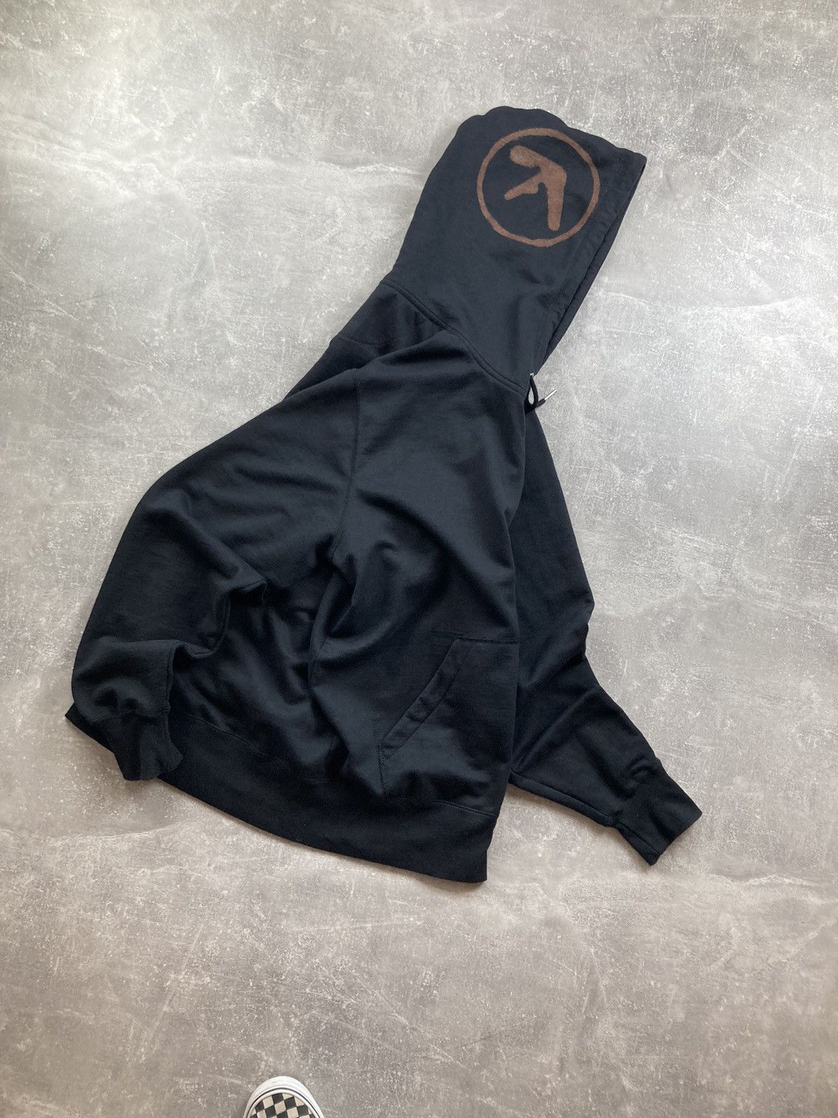 Apex Aphex Twin hooded logo black Y2K zip hoodie supreme style Size US L / EU 52-54 / 3 - 1 Thumbnail