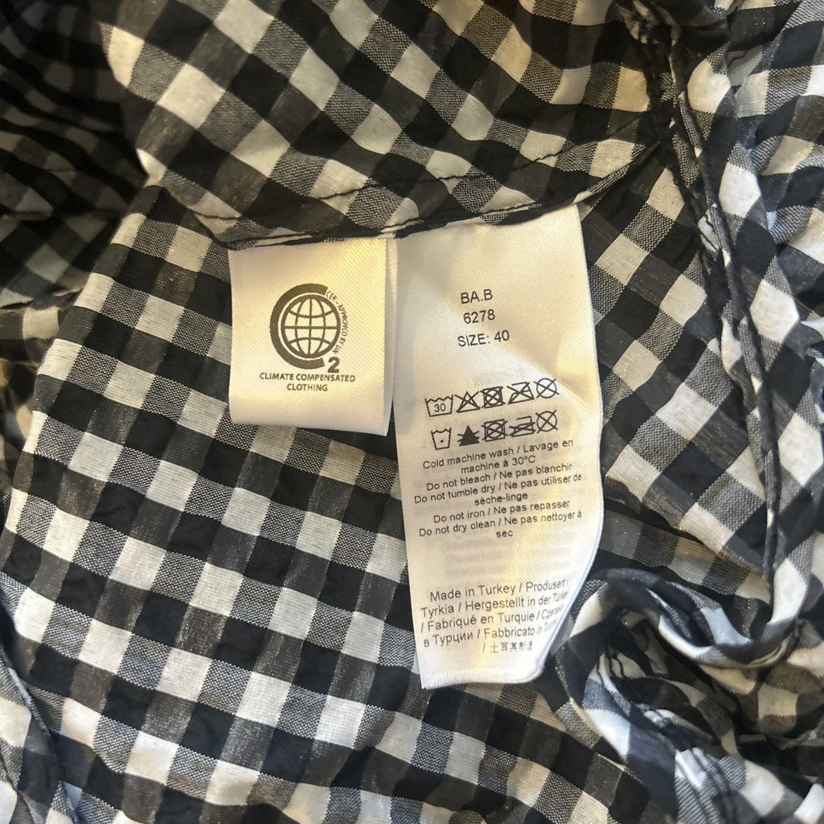 Ganni GANNI Smocked Gingham Seersucker Dress Size M / US 6-8 / IT 42-44 - 5 Thumbnail