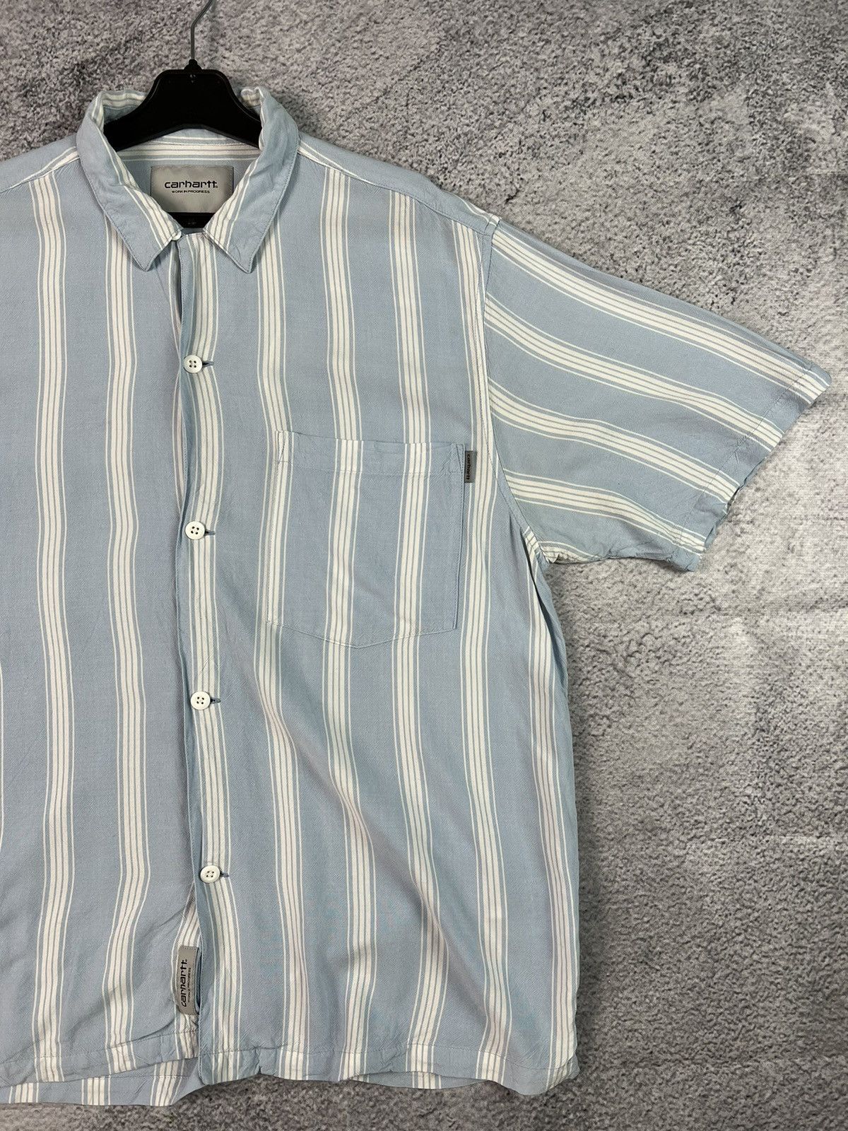 Carhartt Carhartt short sleeve striped shirt Size US L / EU 52-54 / 3 - 4 Thumbnail