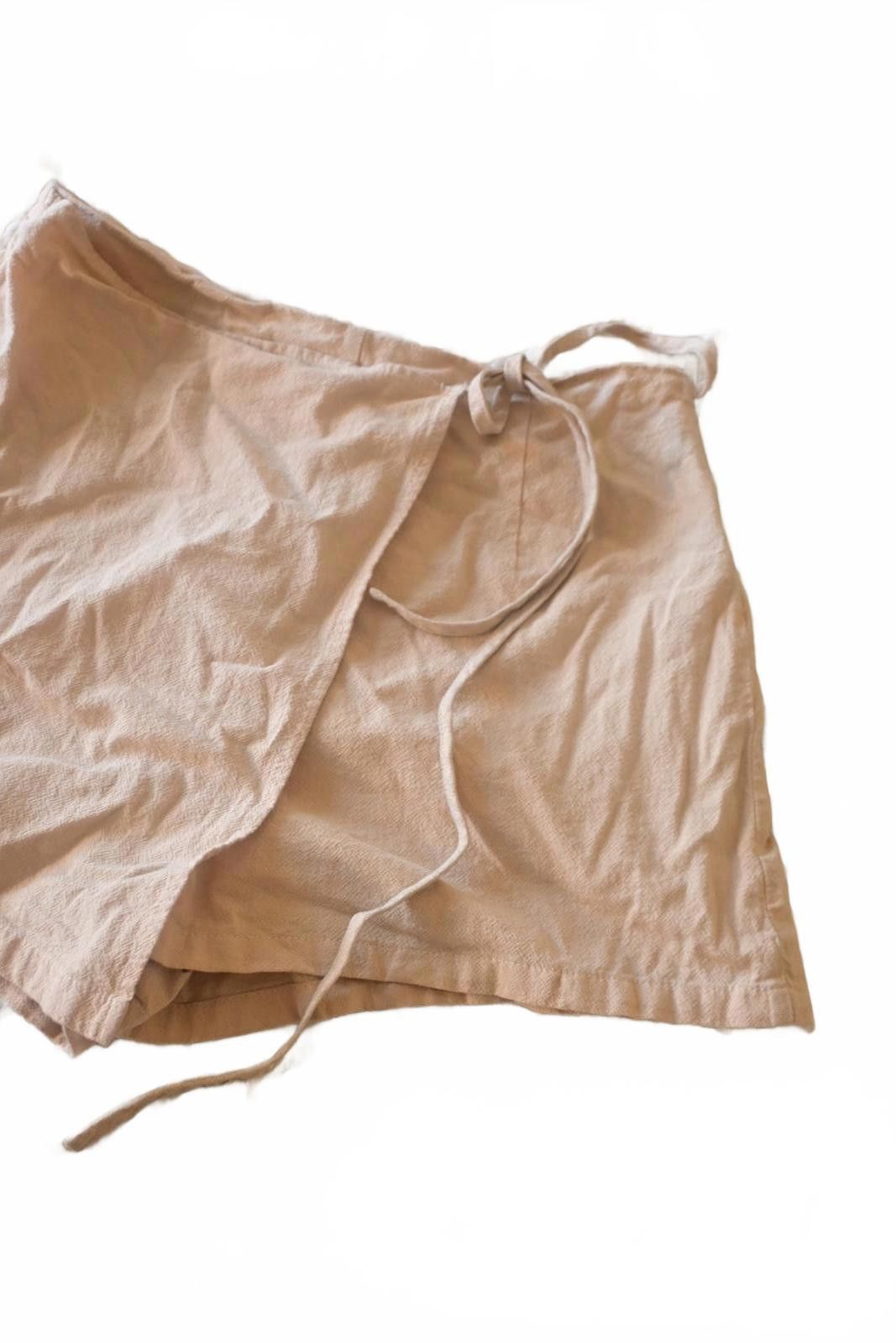 Shein SHEIN Beige Wrap Skort with Tie Waist Small Size 28" / US 6 / IT 42 - 2 Thumbnail