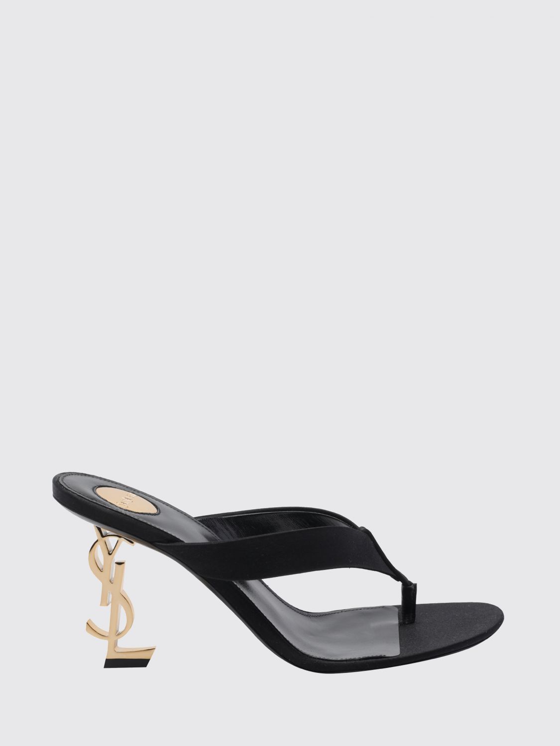 Saint Laurent Paris Saint Laurent Heeled Sandal Woman Black Size US 8.5 / IT 38.5 - 1 Thumbnail